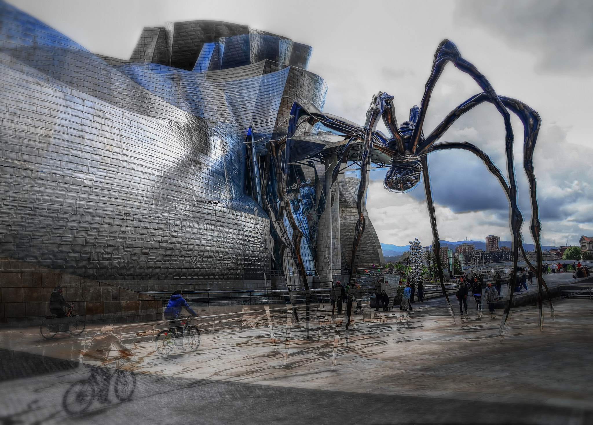 Nikon D300 + Sigma 18-200mm F3.5-6.3 DC OS HSM sample photo. Guggenheim  -  bilbao photography