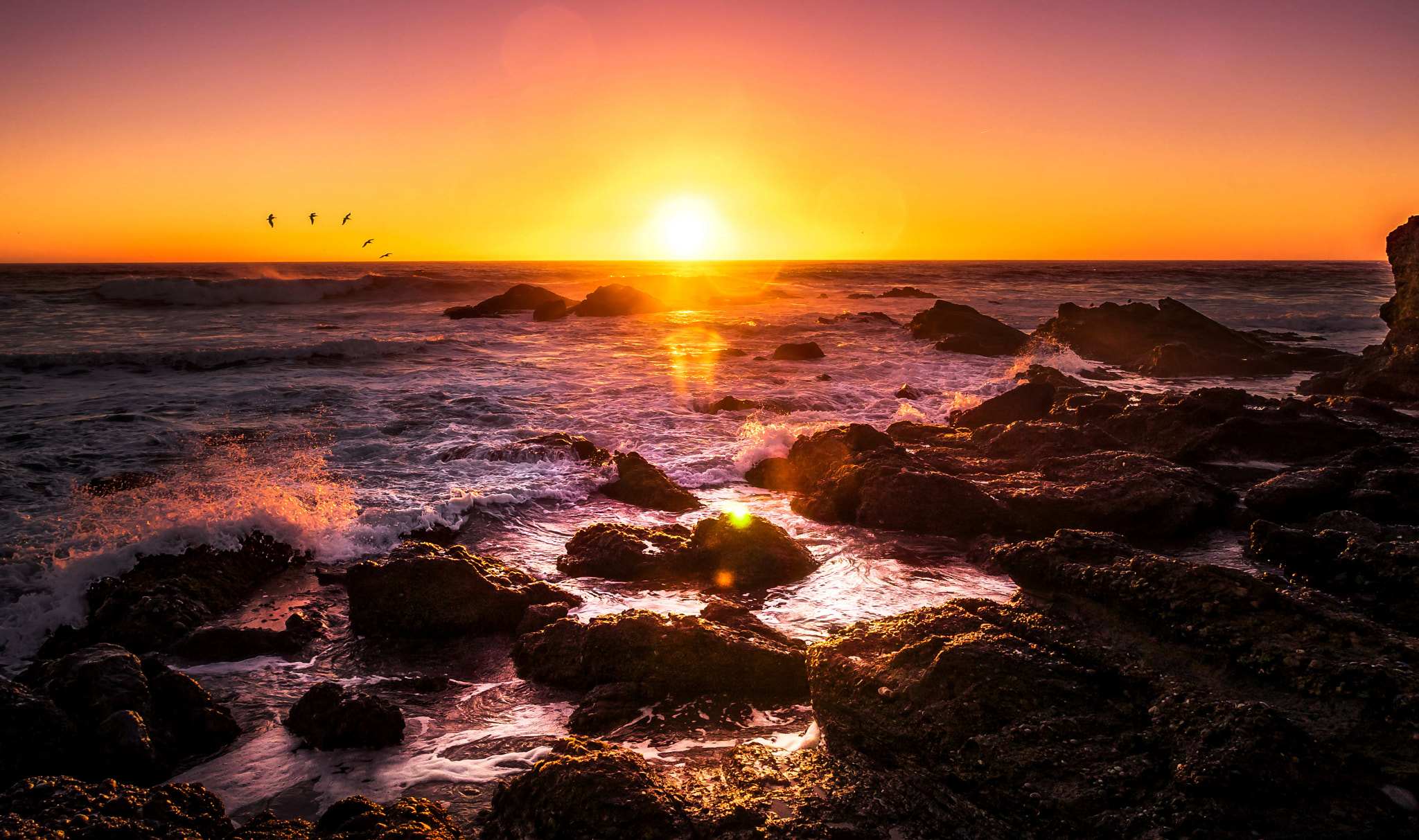 Sony a7 + Canon EF 17-40mm F4L USM sample photo. Norcal sunset photography