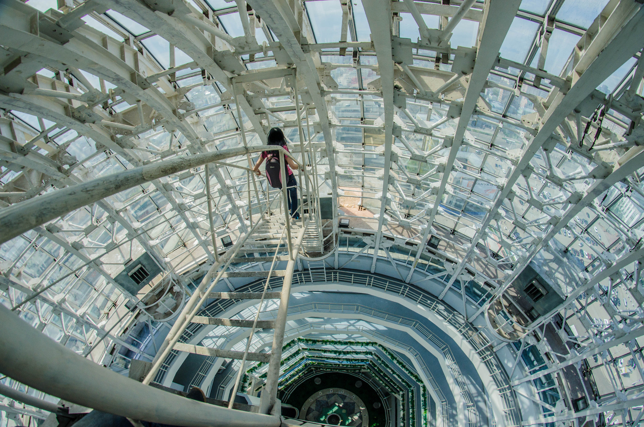 Samyang 8mm F3.5 Aspherical IF MC Fisheye sample photo. Station dome photography