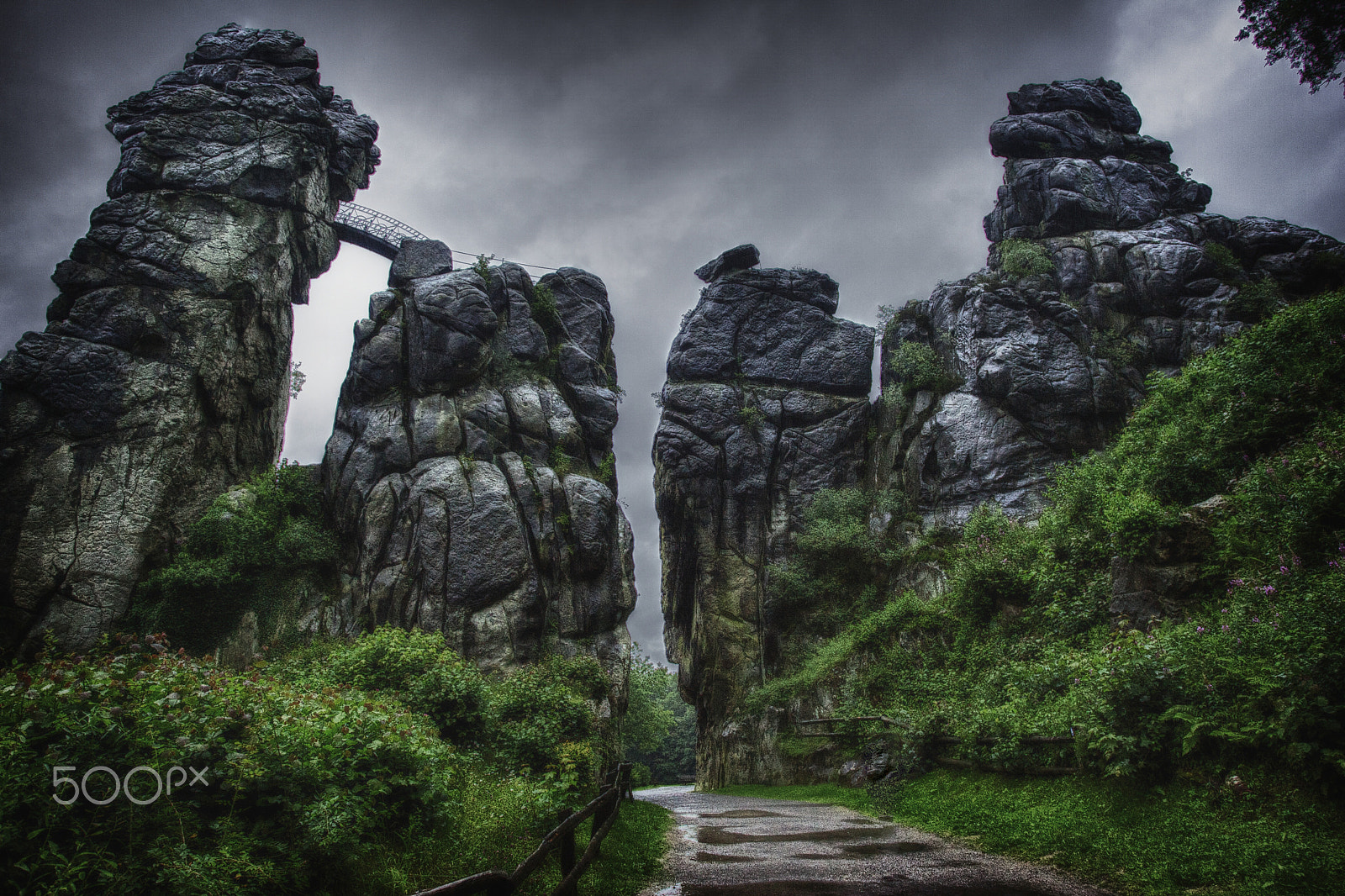 Canon EOS-1D Mark II sample photo. Externsteine -hdr photography