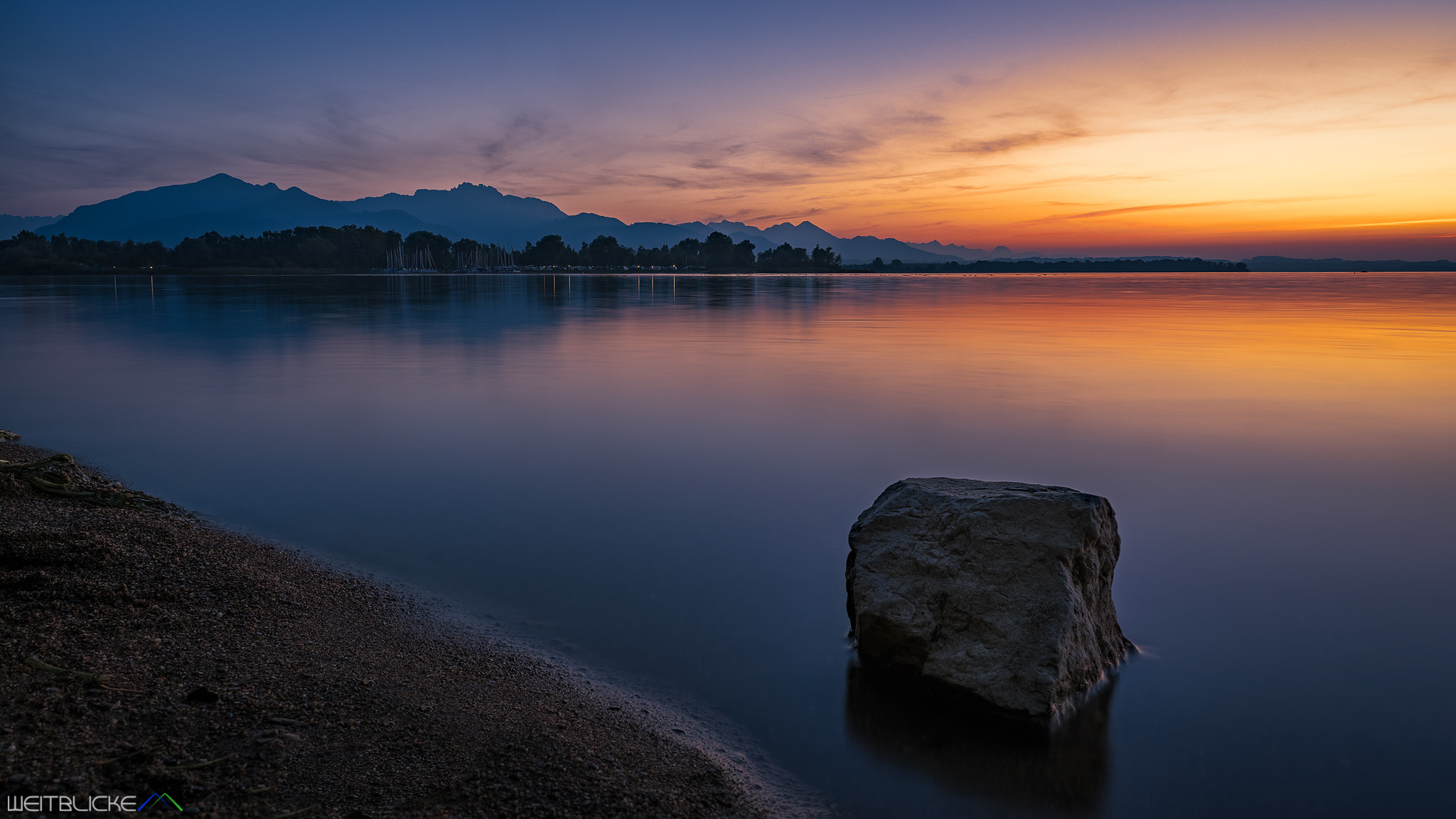 Sony a7 + ZEISS Batis 25mm F2 sample photo. Sonnenuntergang am chiemsee photography