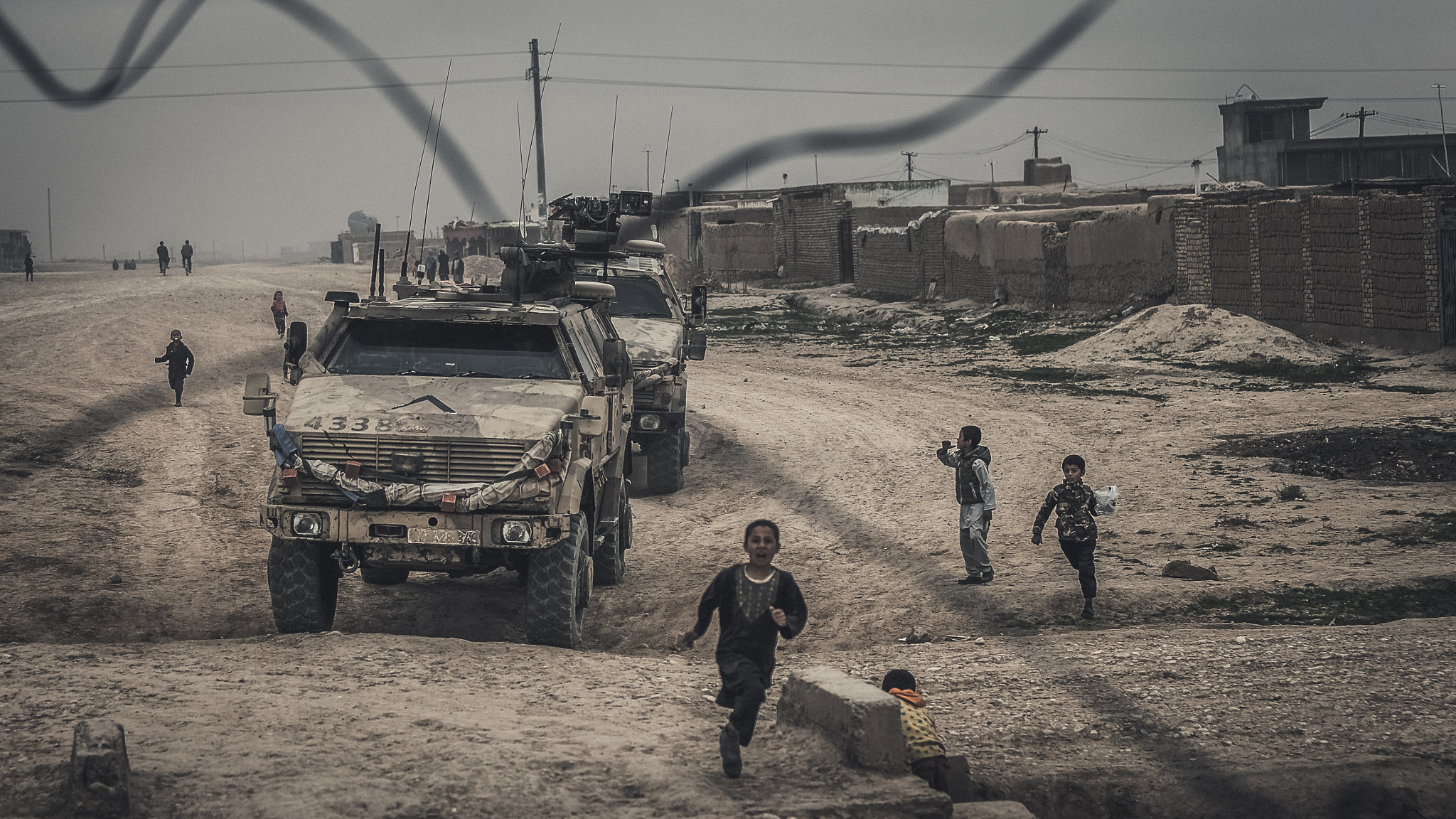 Canon EF 70-200mm F2.8L USM sample photo. Mobile patrol in the streets of mazar-e sharif photography