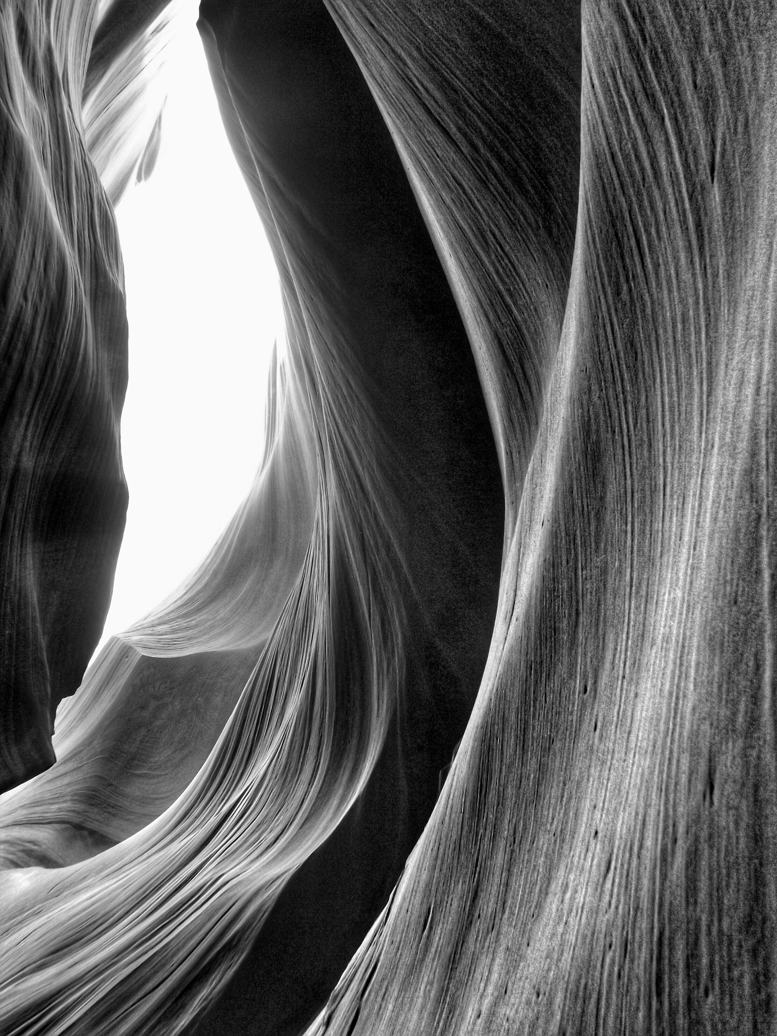 Fujifilm FinePix SL240 sample photo. Antelope canyon black and white photography