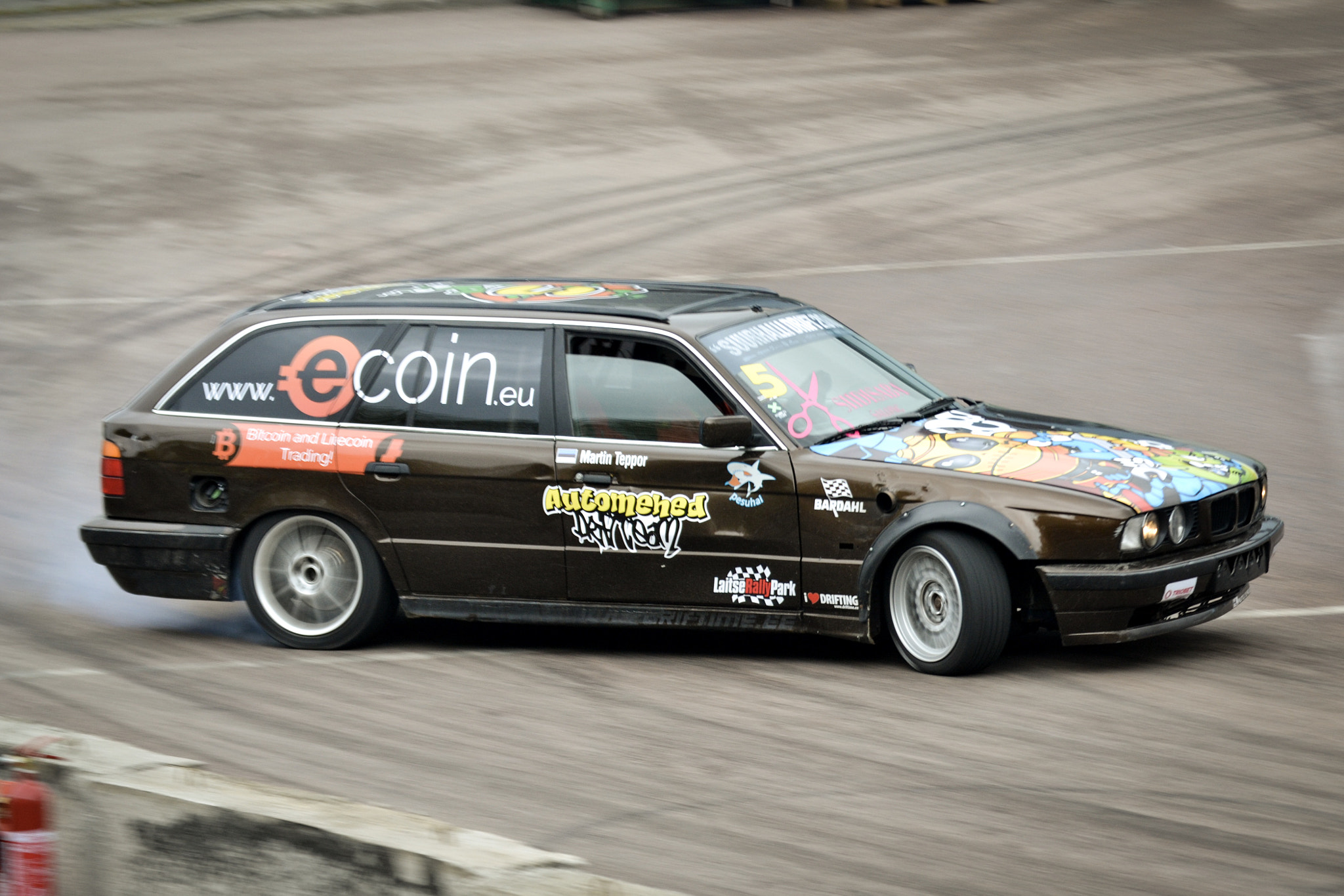 Nikon D3100 sample photo. E34 drift photography