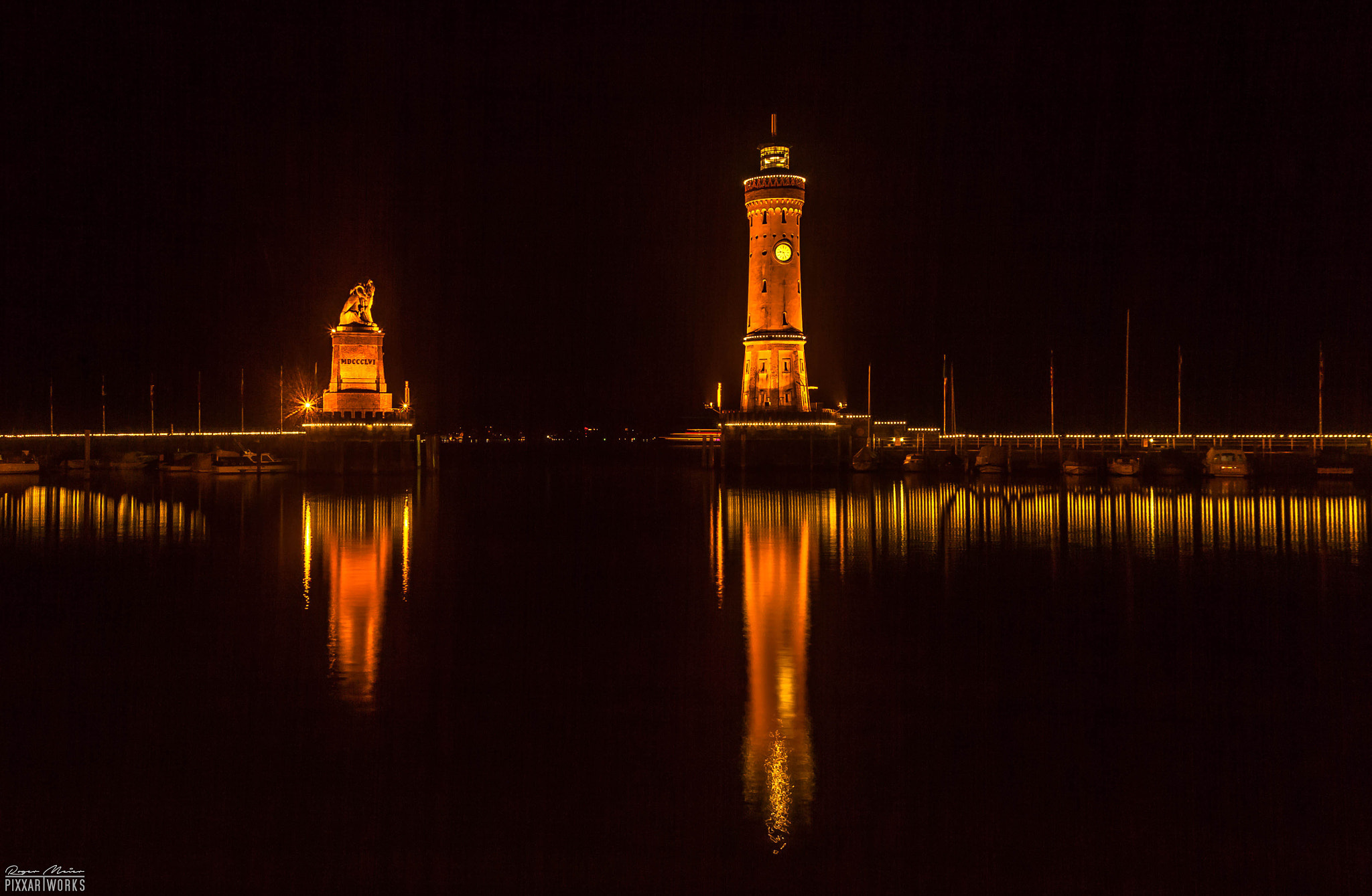 Canon EF 20-35mm F3.5-4.5 USM sample photo. Lindauer harbor photography