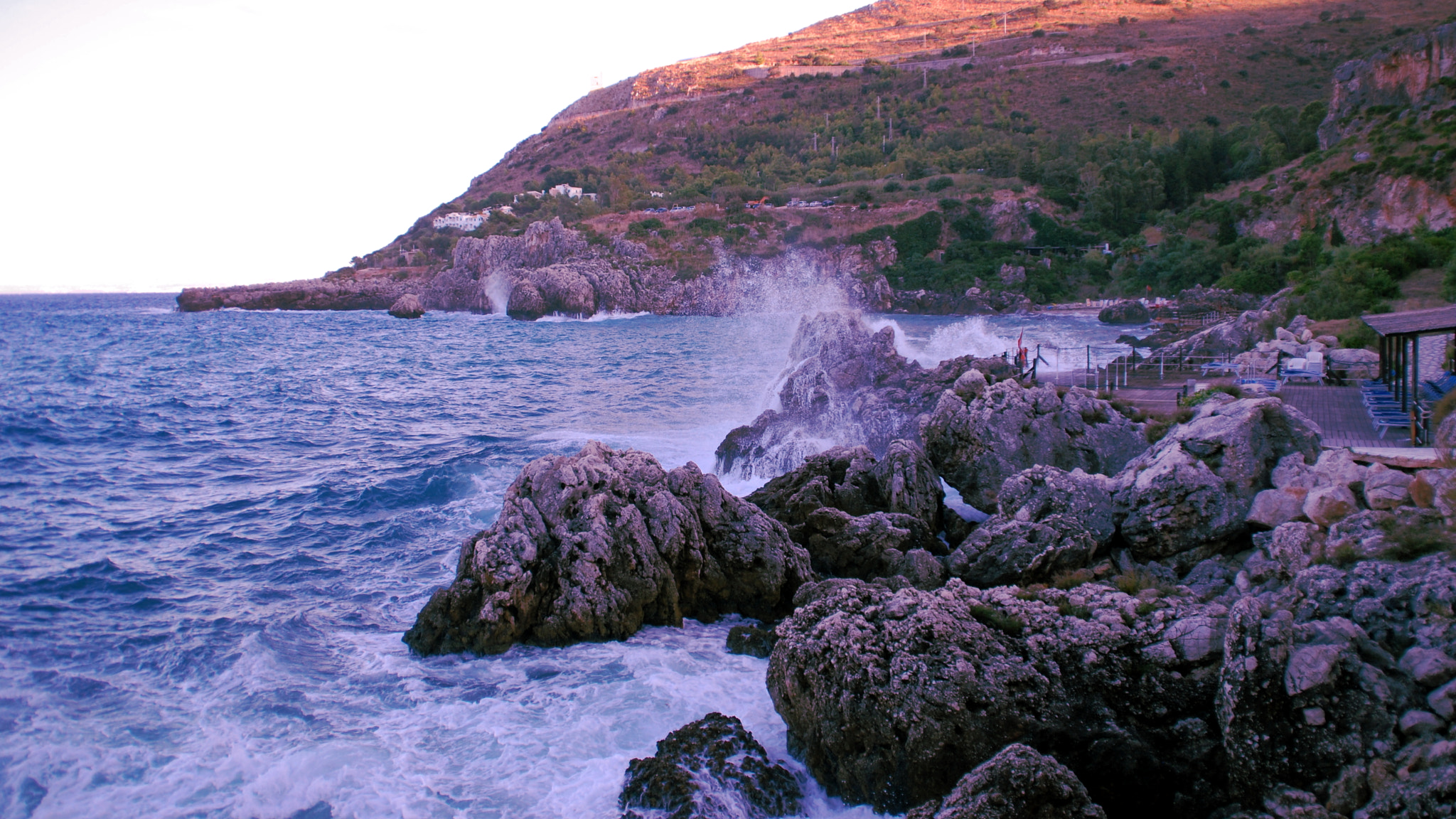 Nikon D80 sample photo. Rough sea photography