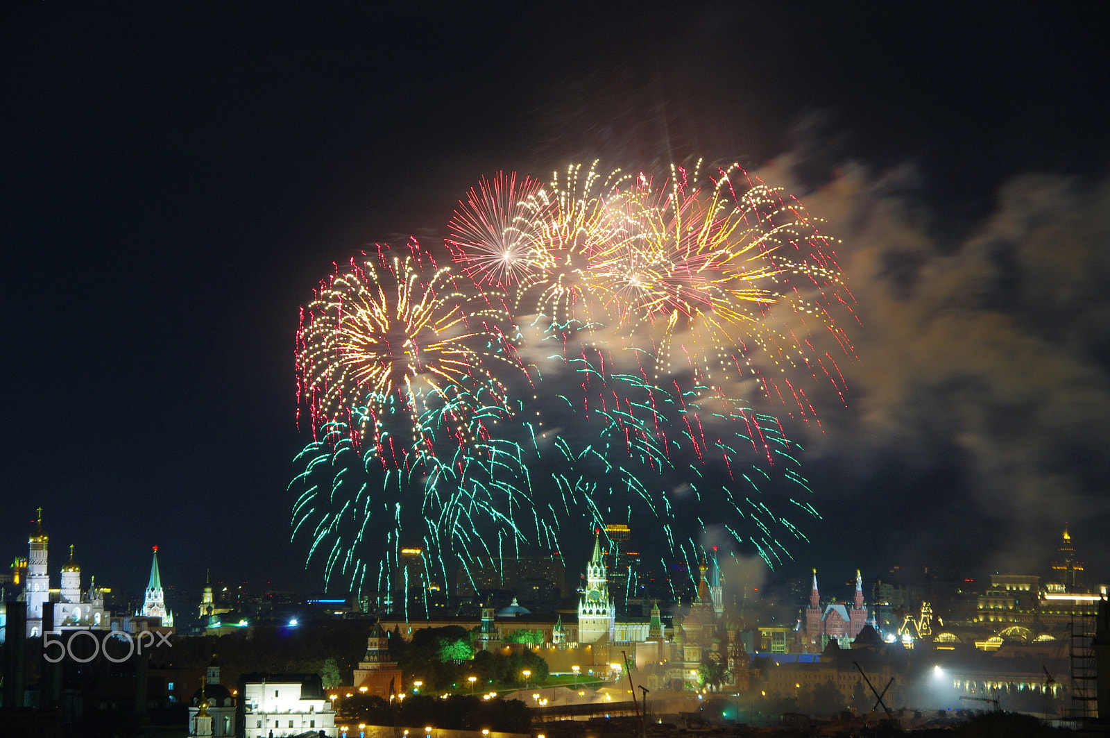 Tamron AF 18-250mm F3.5-6.3 Di II LD Aspherical (IF) Macro sample photo. Fireworks on the city day,10/09/2016 - 5 photography