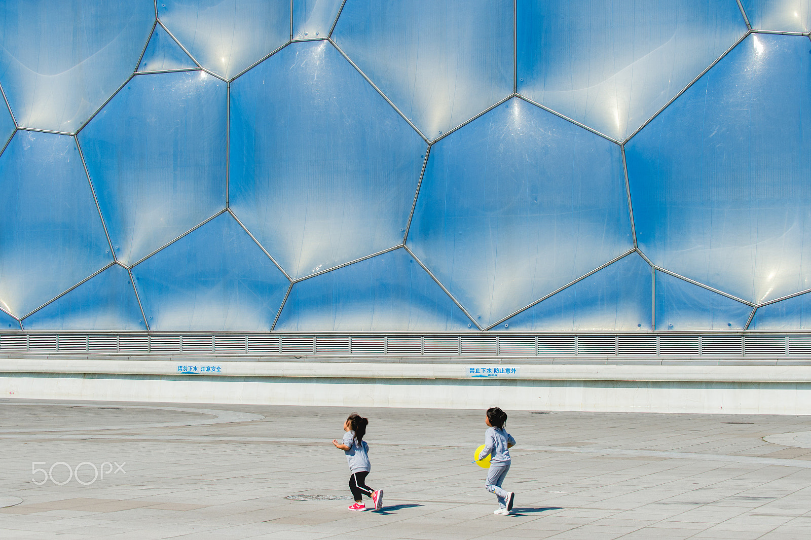 Nikon D4S sample photo. The water cube photography