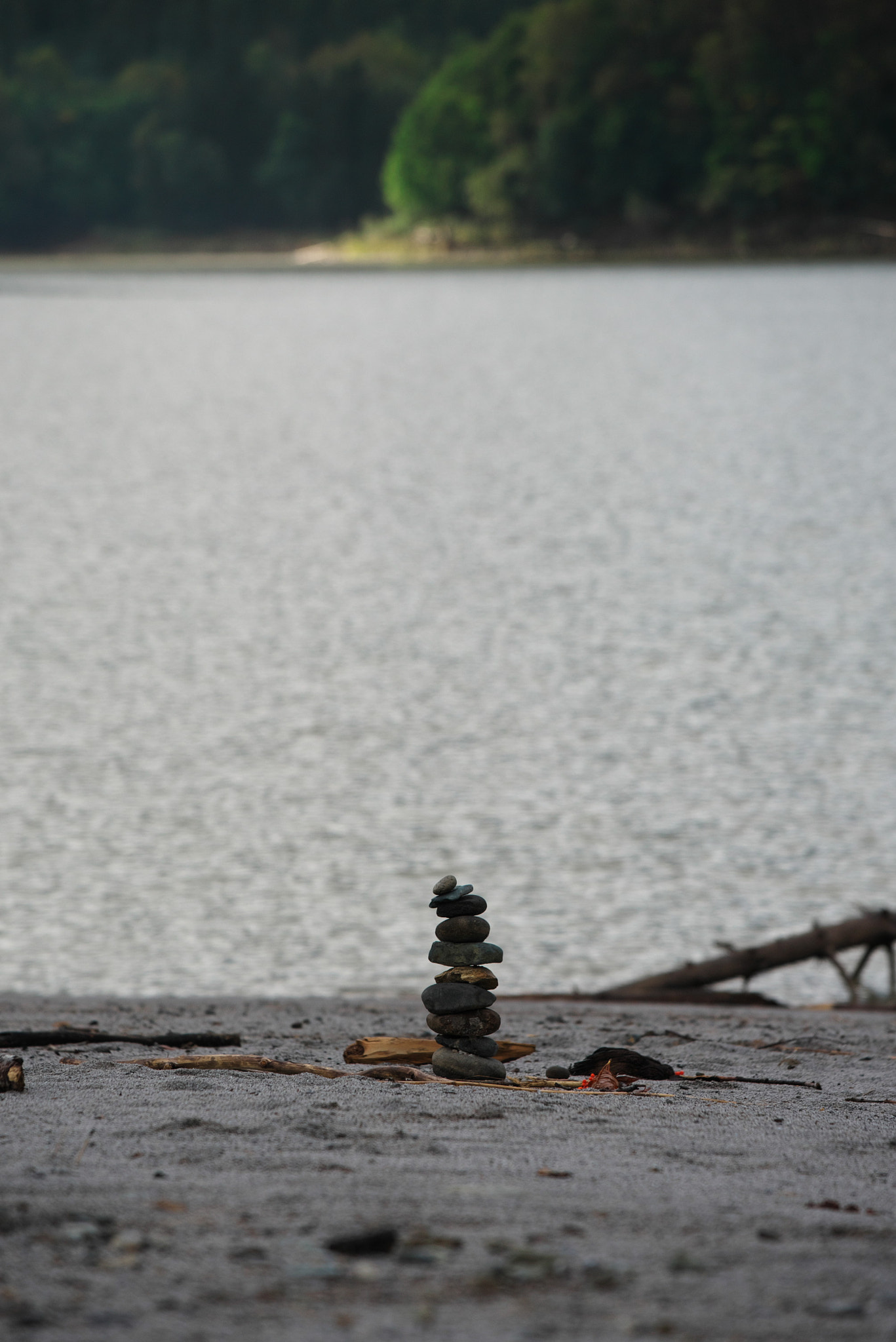 VR 70-200mm F/4.0 G sample photo. Campsite in autumn photography
