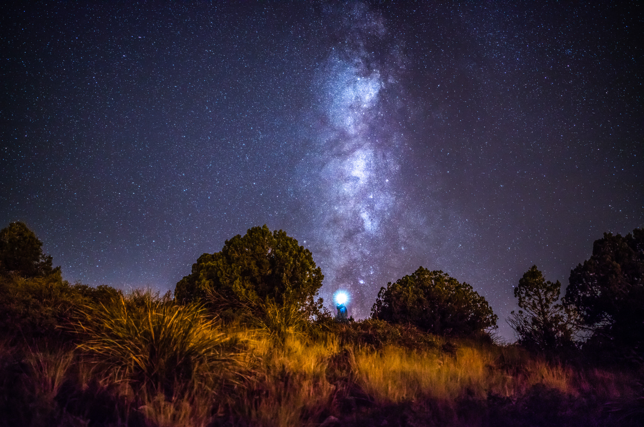 Canon EOS 5DS R sample photo. Milky way at sedona photography