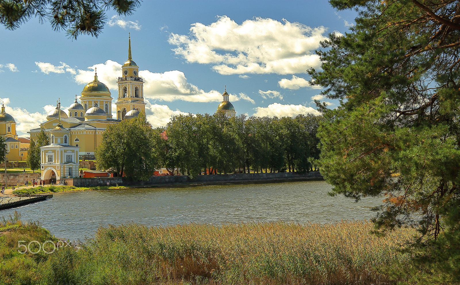 Canon EOS 6D + Canon EF 28-80mm f/2.8-4L sample photo. Nilov monastery_end view_landscape_2016 photography