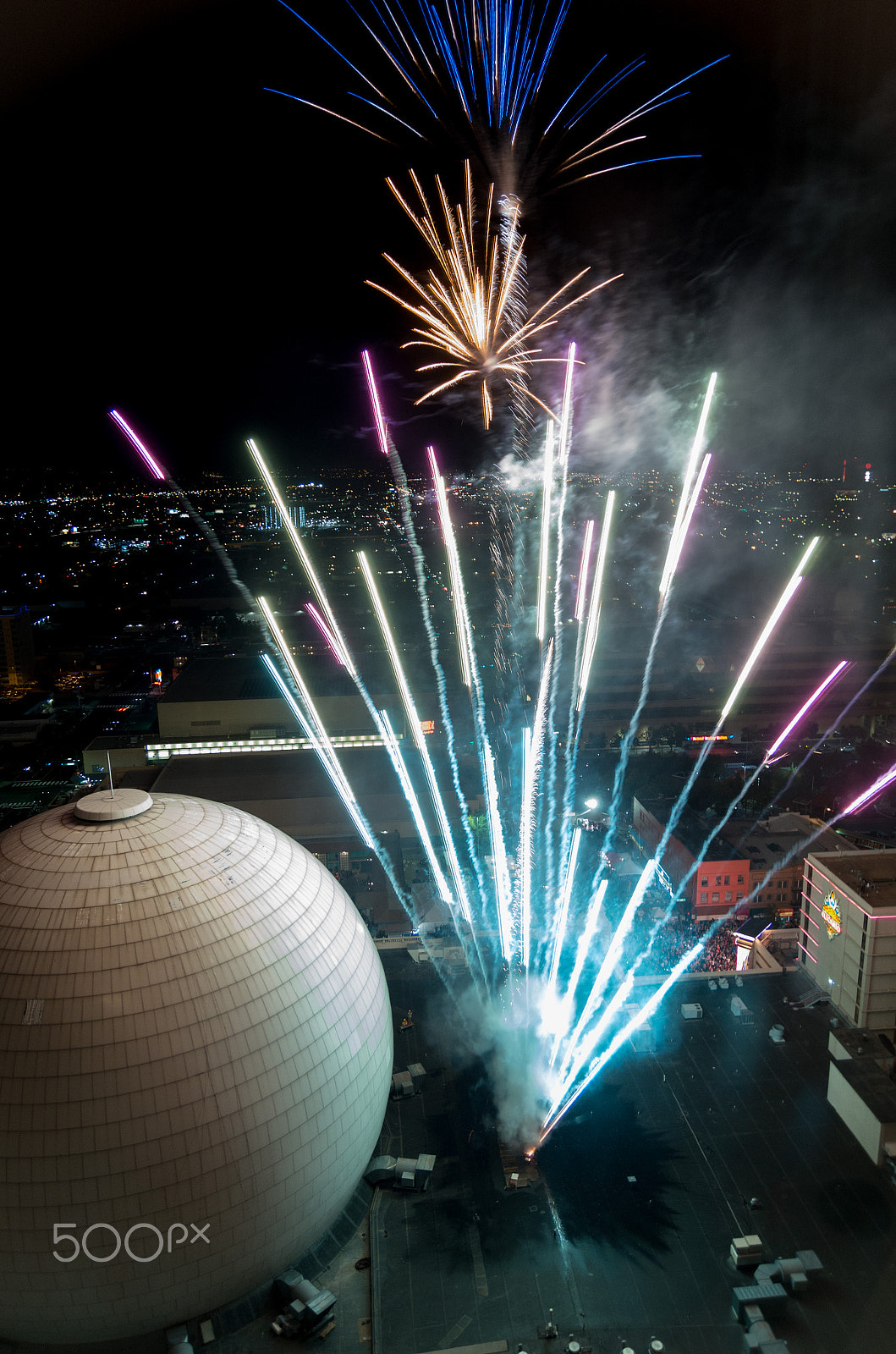 Pentax K-50 sample photo. Street vibrations fireworks photography