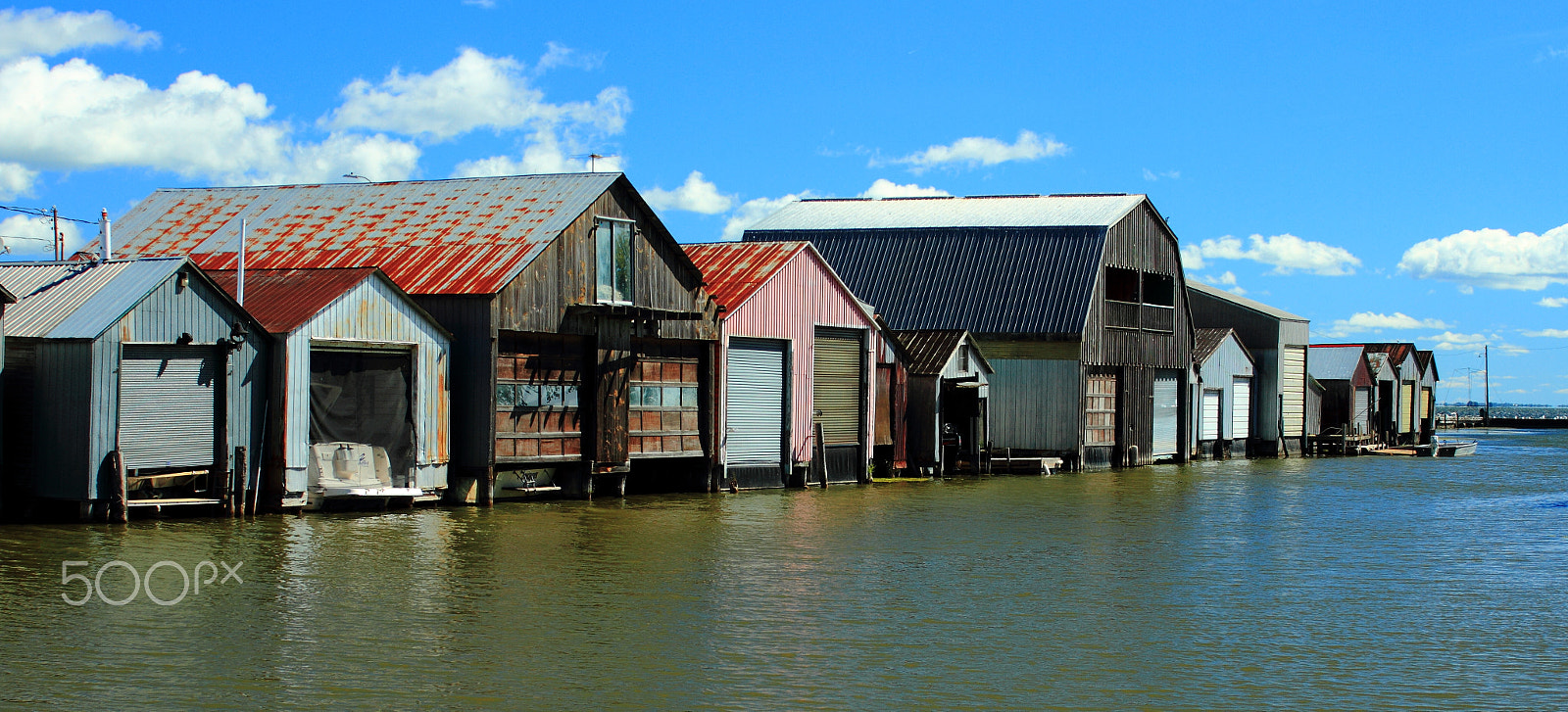 Canon EF 35-80mm f/4-5.6 USM sample photo. Boathouses photography