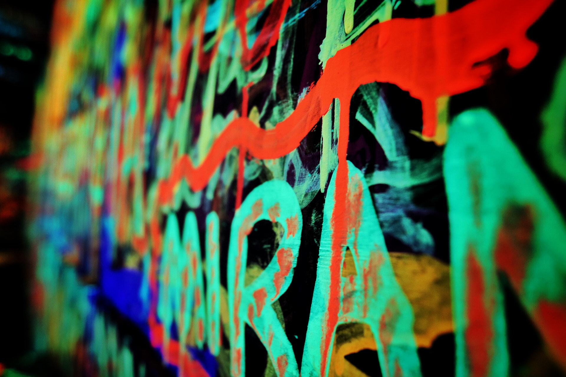 Canon EF 16-35mm F2.8L II USM sample photo. Led paint wall by natacha baume photography