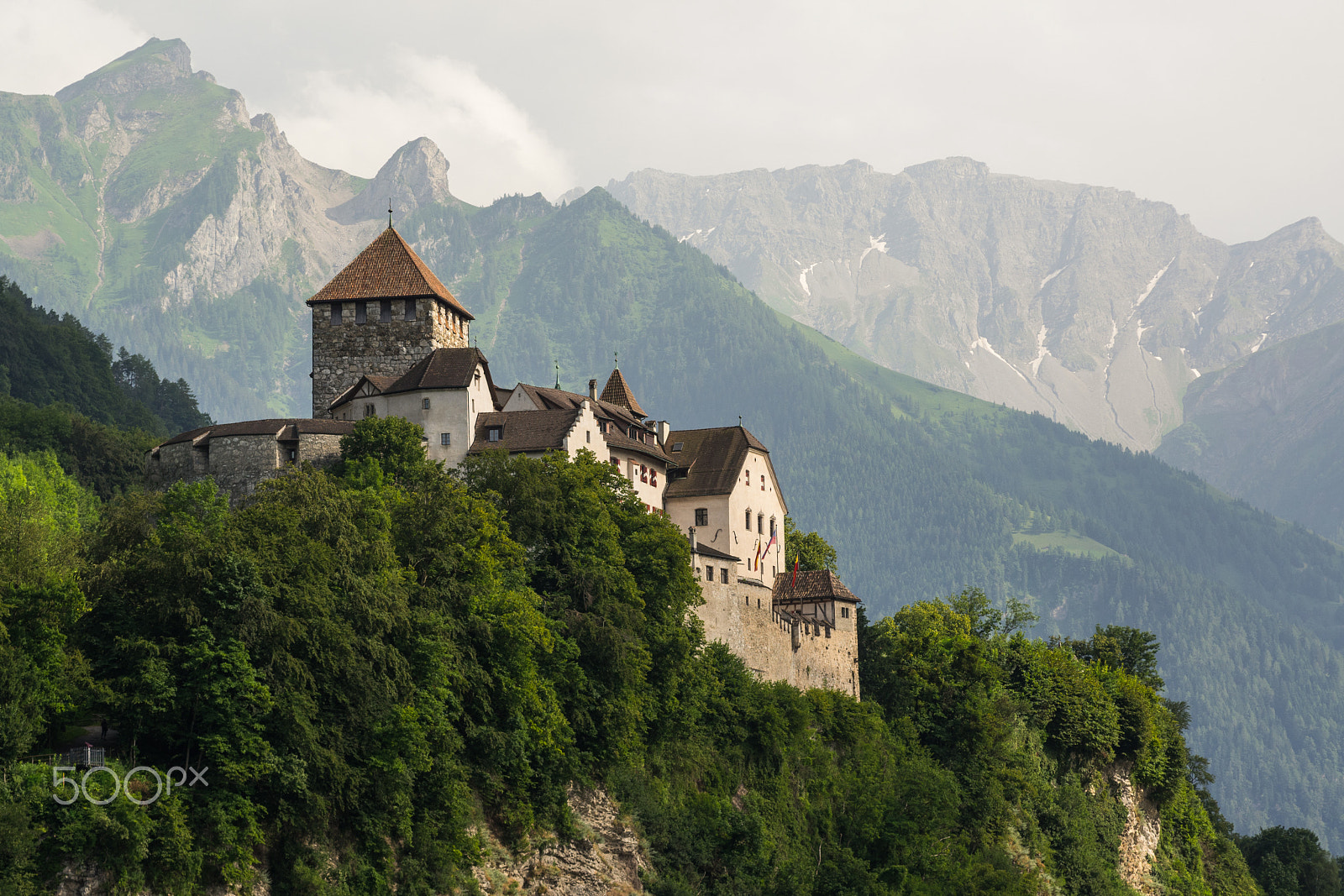 Pentax K-3 sample photo. Vaduz castle photography