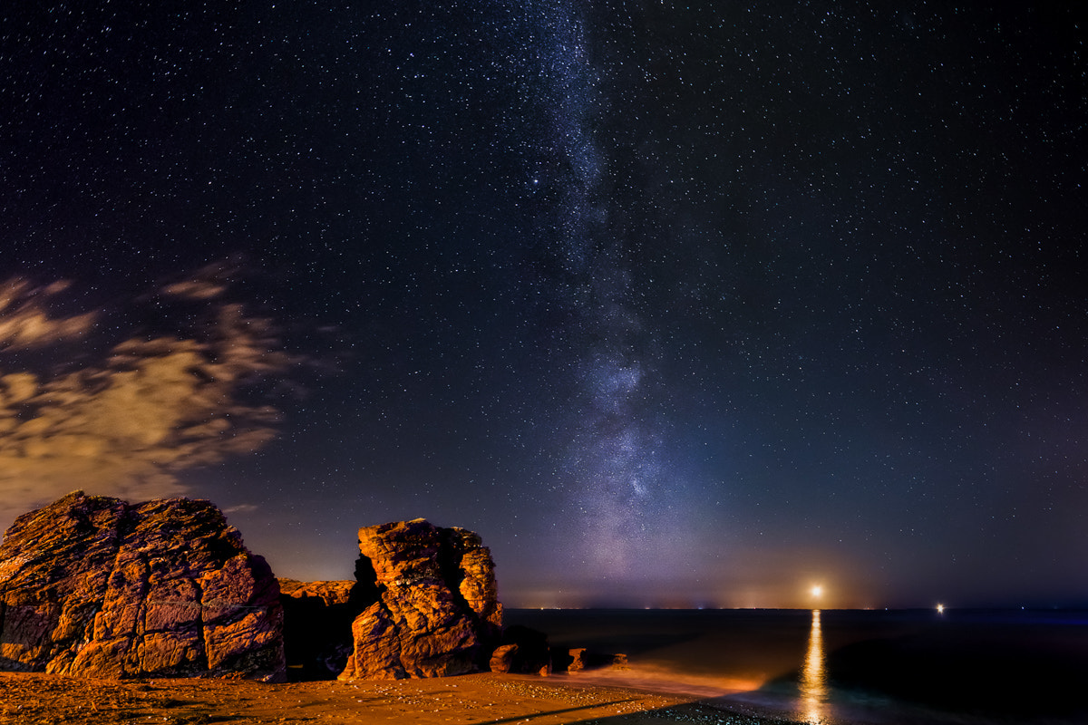 Samyang 14mm F2.8 ED AS IF UMC sample photo. The milky way photography