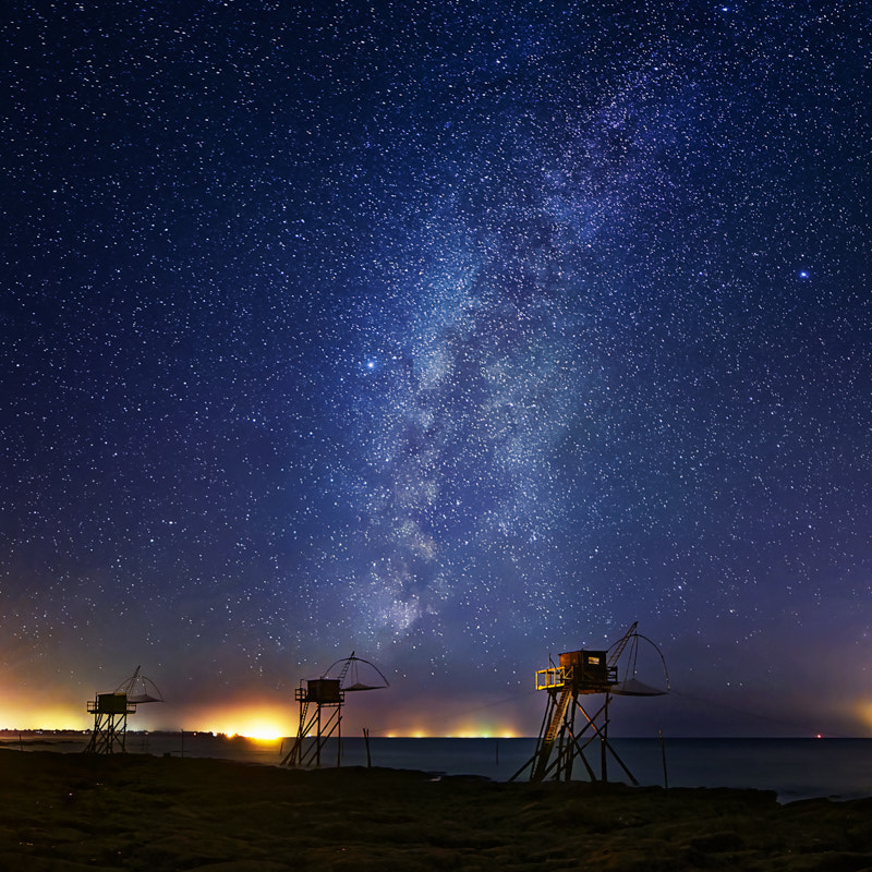 Samyang 14mm F2.8 ED AS IF UMC sample photo. Milky way sur les pécheries  photography