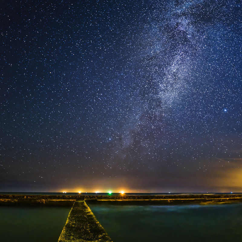 Samyang 14mm F2.8 ED AS IF UMC sample photo. Pointe st gildas and the galaxy photography