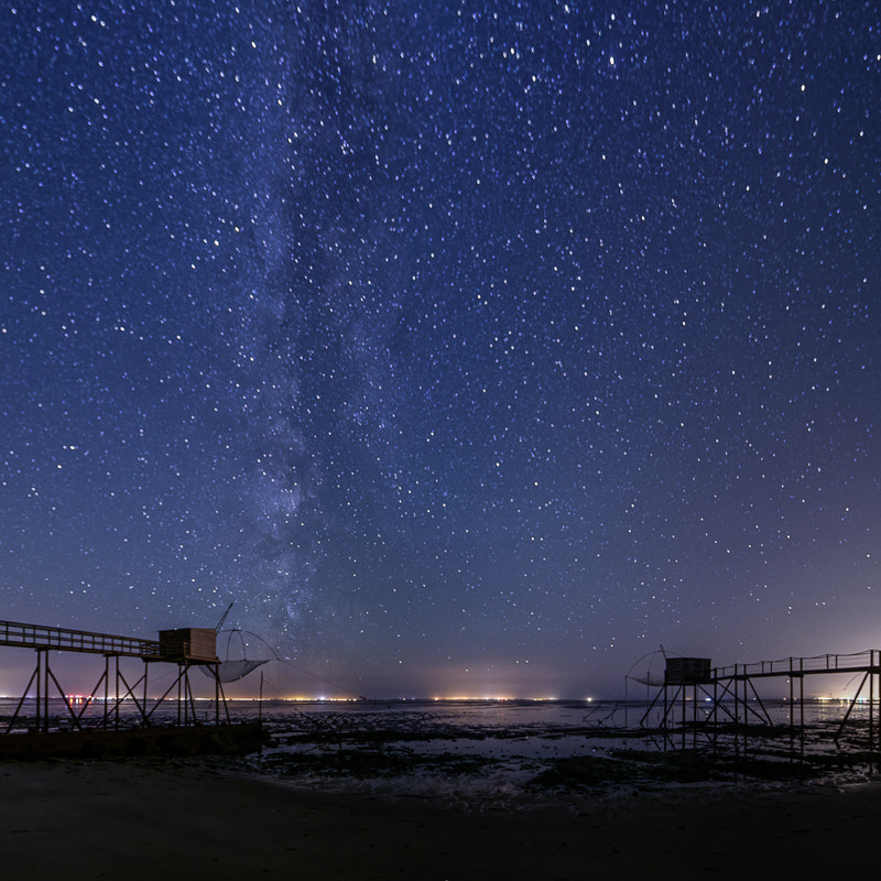 Samyang 14mm F2.8 ED AS IF UMC sample photo. 2 carrelets pour une galaxie photography