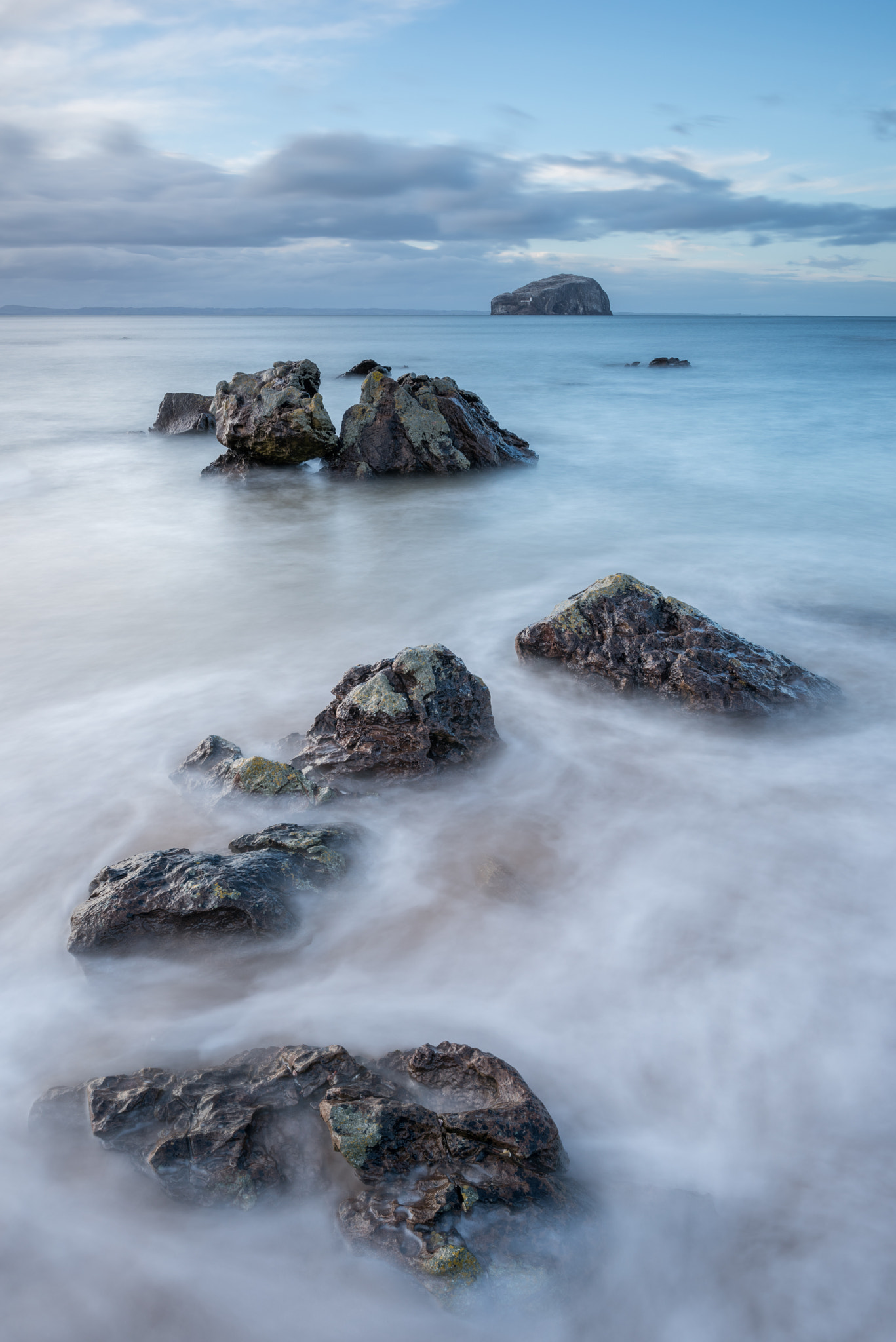 Nikon D810 + Nikon PC-E Nikkor 24mm F3.5D ED Tilt-Shift sample photo. Bass rock view photography