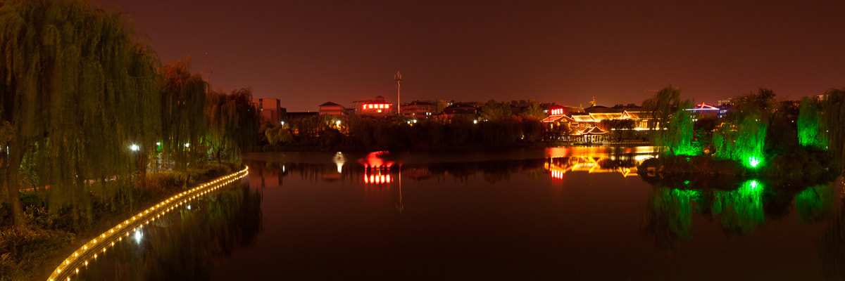 Leaf Aptus 75 sample photo. Daming lake night photography