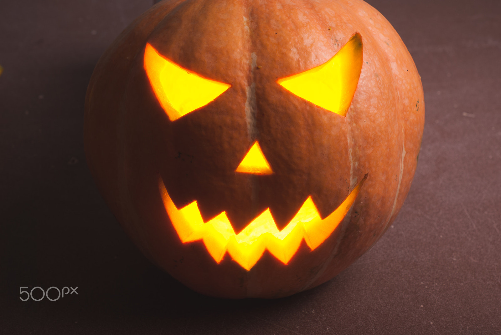 AF Nikkor 50mm f/1.8 N sample photo. Jack-o ' - lantern on a wooden table, photography