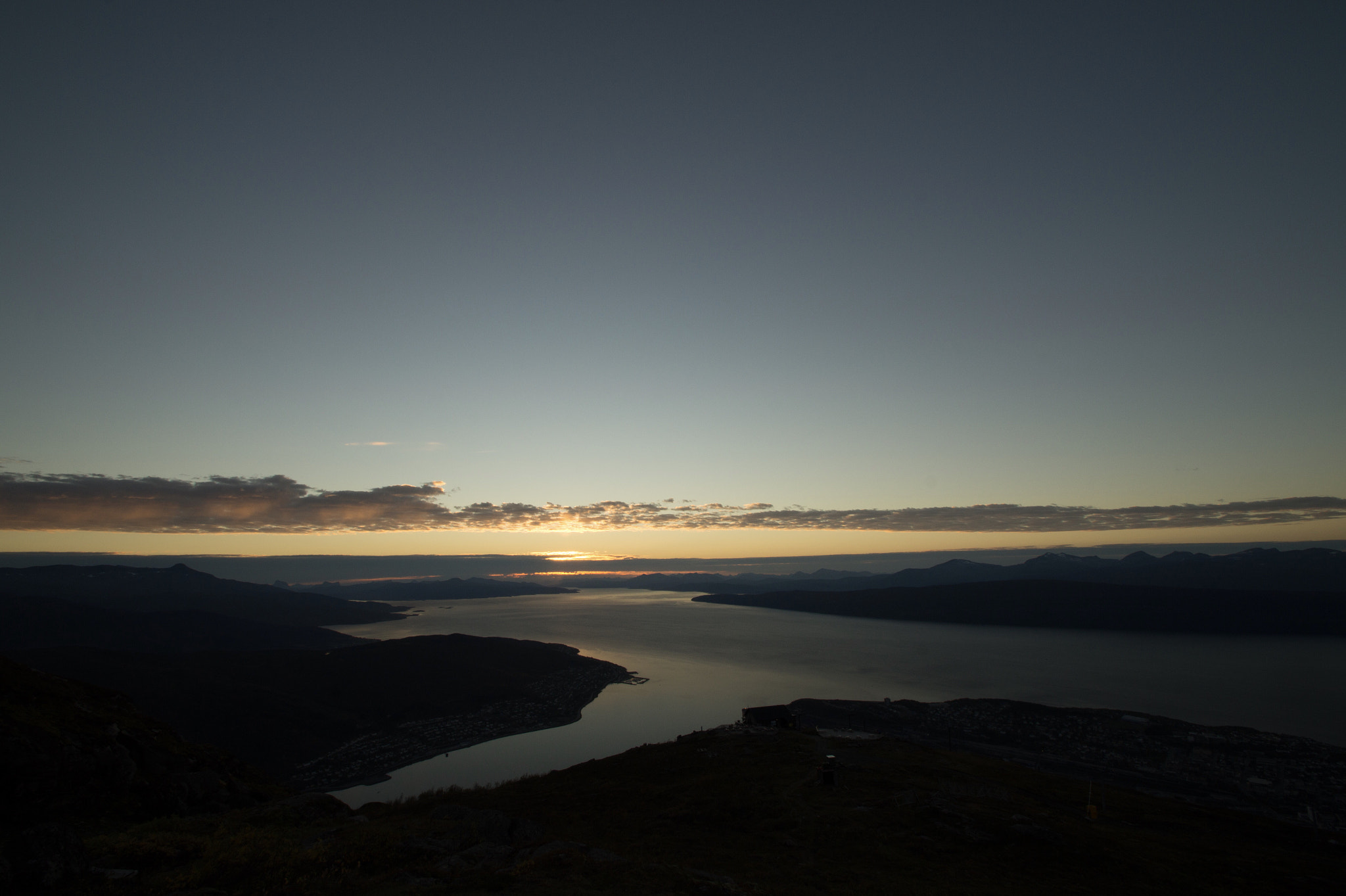 Sony SLT-A58 sample photo. View of the ofotfjorden from the linken mountain. narvik. norway. photography