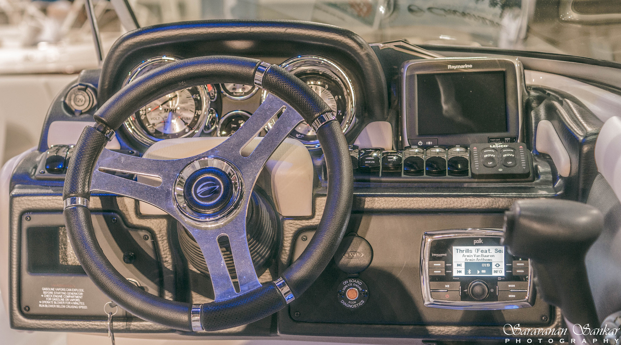 Sony SLT-A65 (SLT-A65V) sample photo. Dashboard of a boat photography