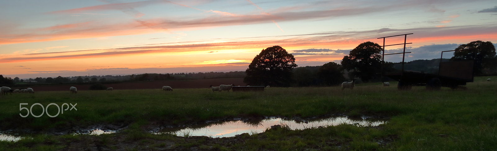 Canon EF-S 17-85mm F4-5.6 IS USM sample photo. Worcestershire sunset 1 photography