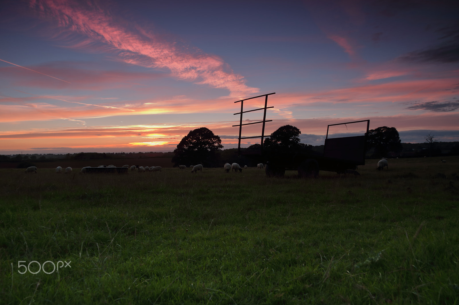 Canon EF-S 17-85mm F4-5.6 IS USM sample photo. Worcestershire sunset 6 photography