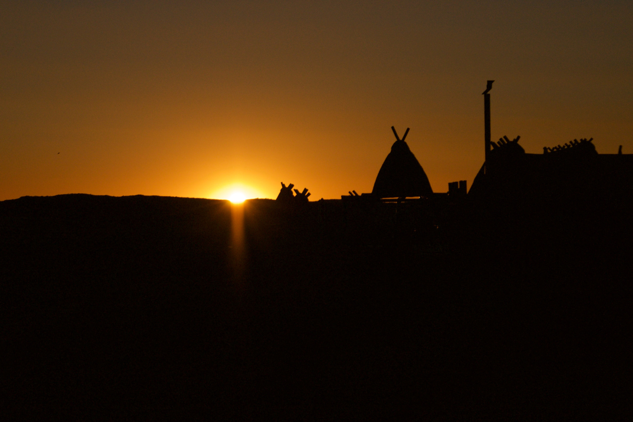 Sony Alpha DSLR-A700 sample photo. Sunset over the kalahari photography