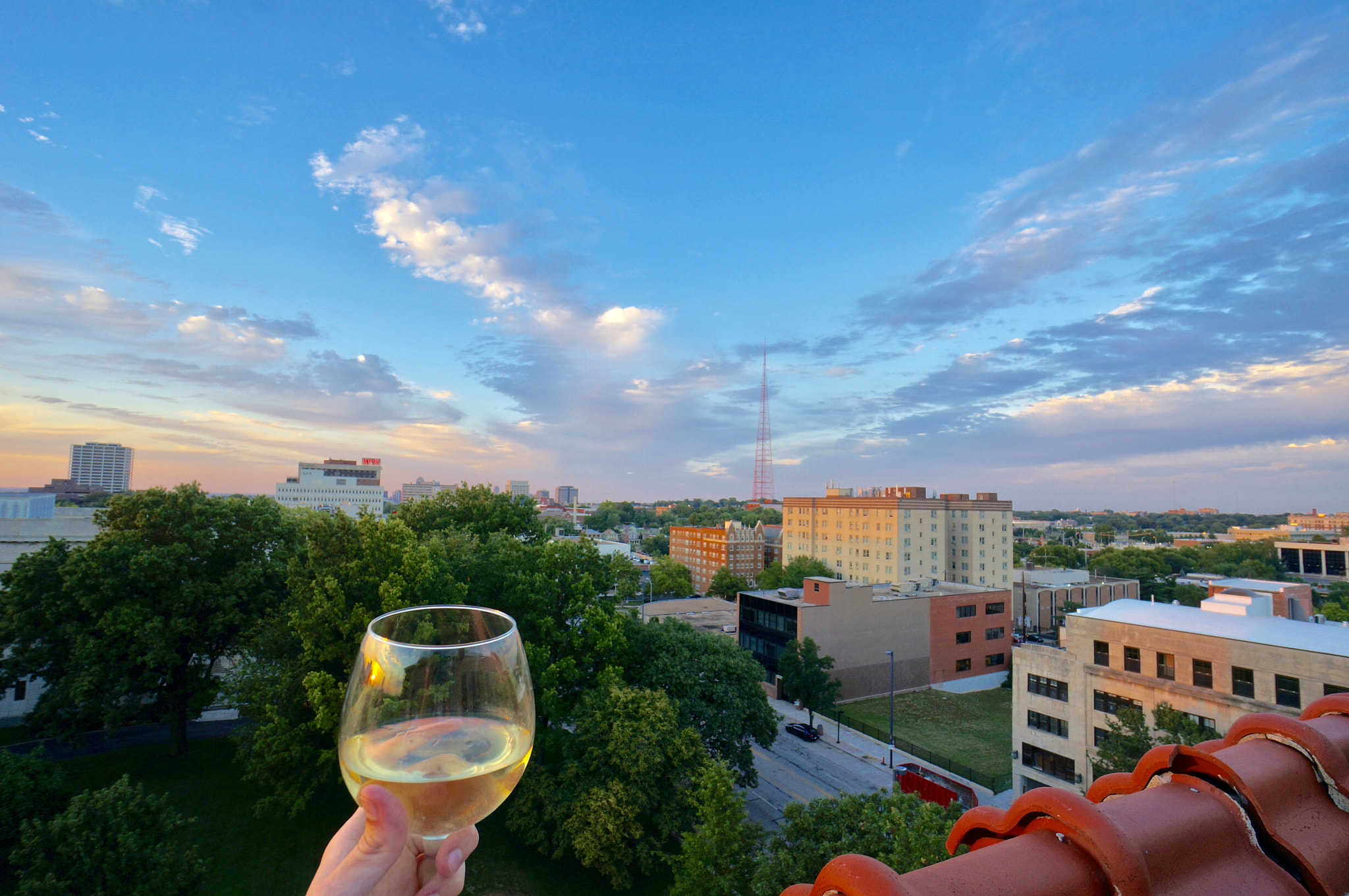 Sony Alpha NEX-6 + Sony E 10-18mm F4 OSS sample photo. Wine on the roof photography