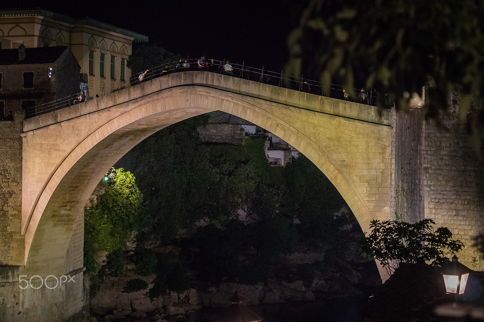 Sony SLT-A35 + Sony DT 50mm F1.8 SAM sample photo. Stari most by night photography