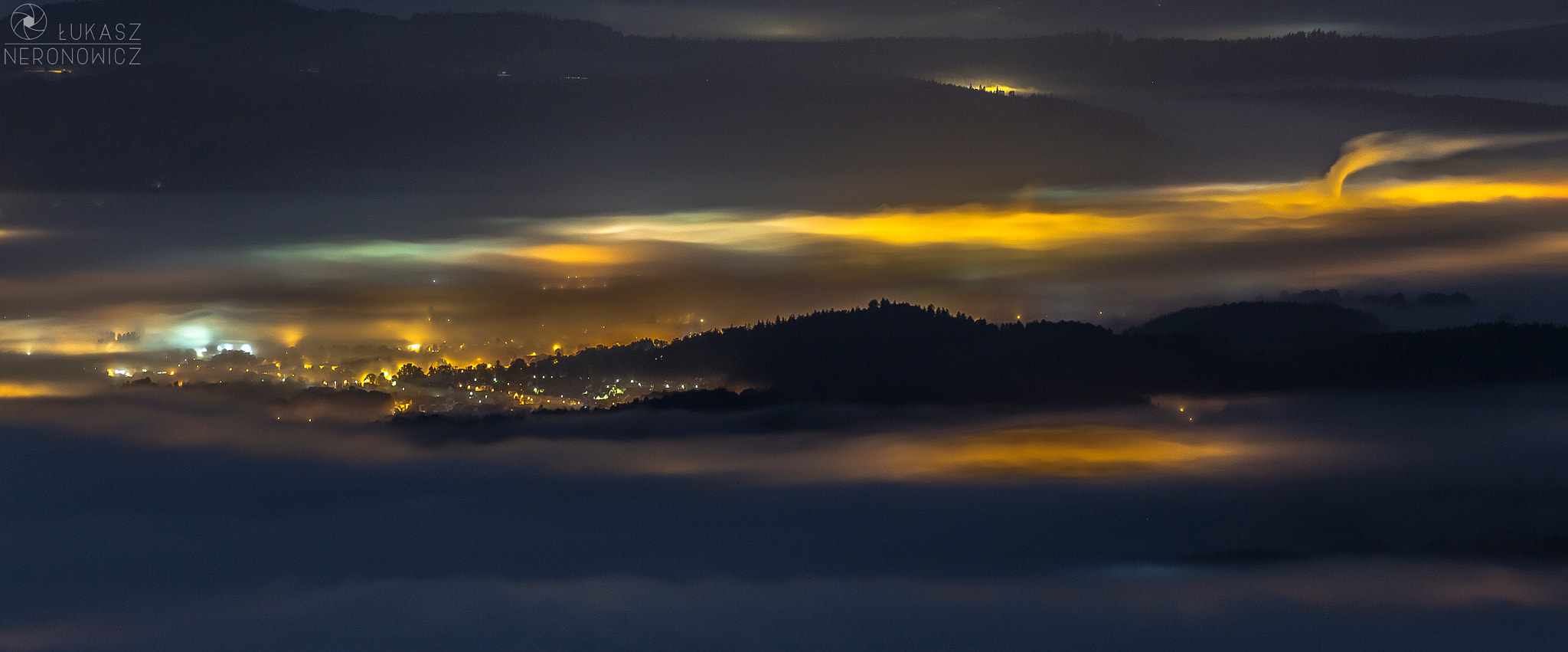Canon EOS 6D + Canon EF 300mm F4L IS USM sample photo. Misty night photography