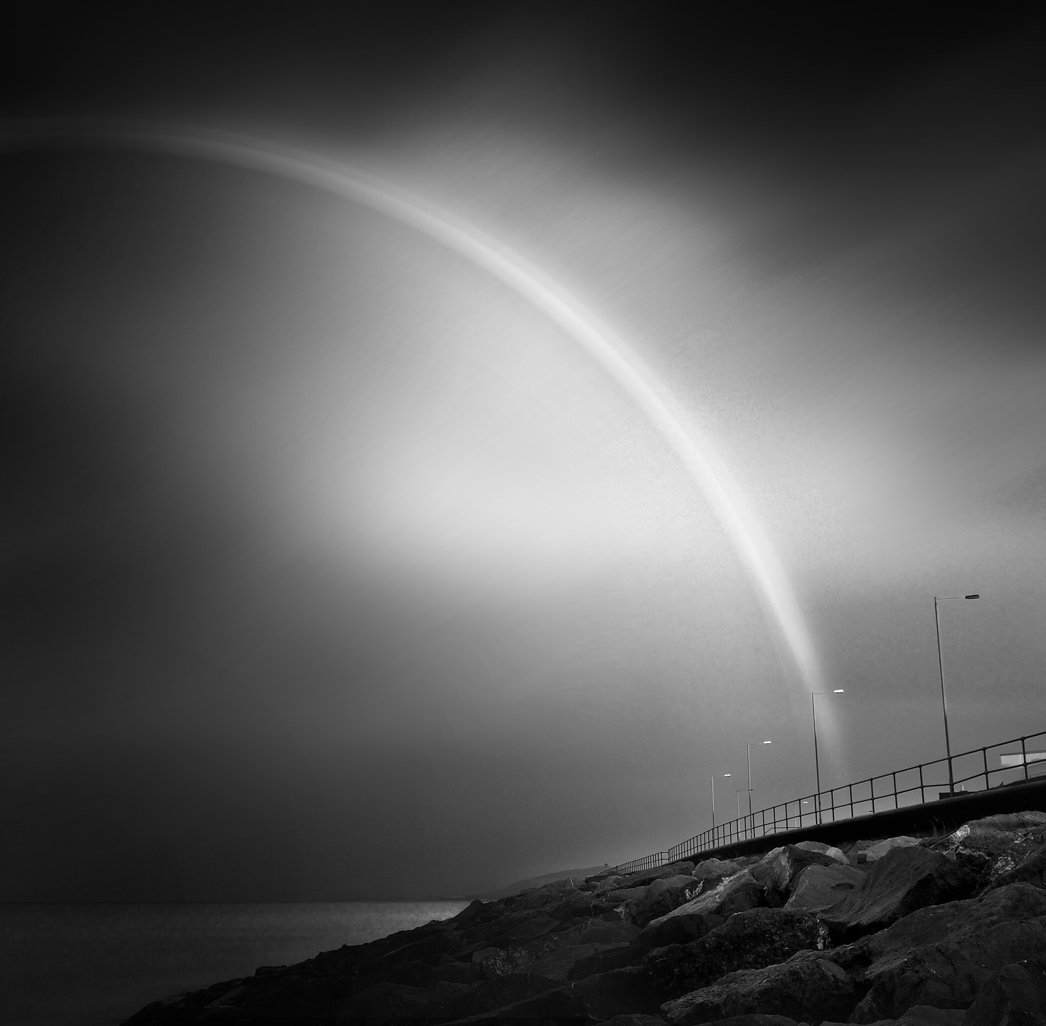 Olympus OM-D E-M10 II + OLYMPUS M.9-18mm F4.0-5.6 sample photo. The dark rainbow photography
