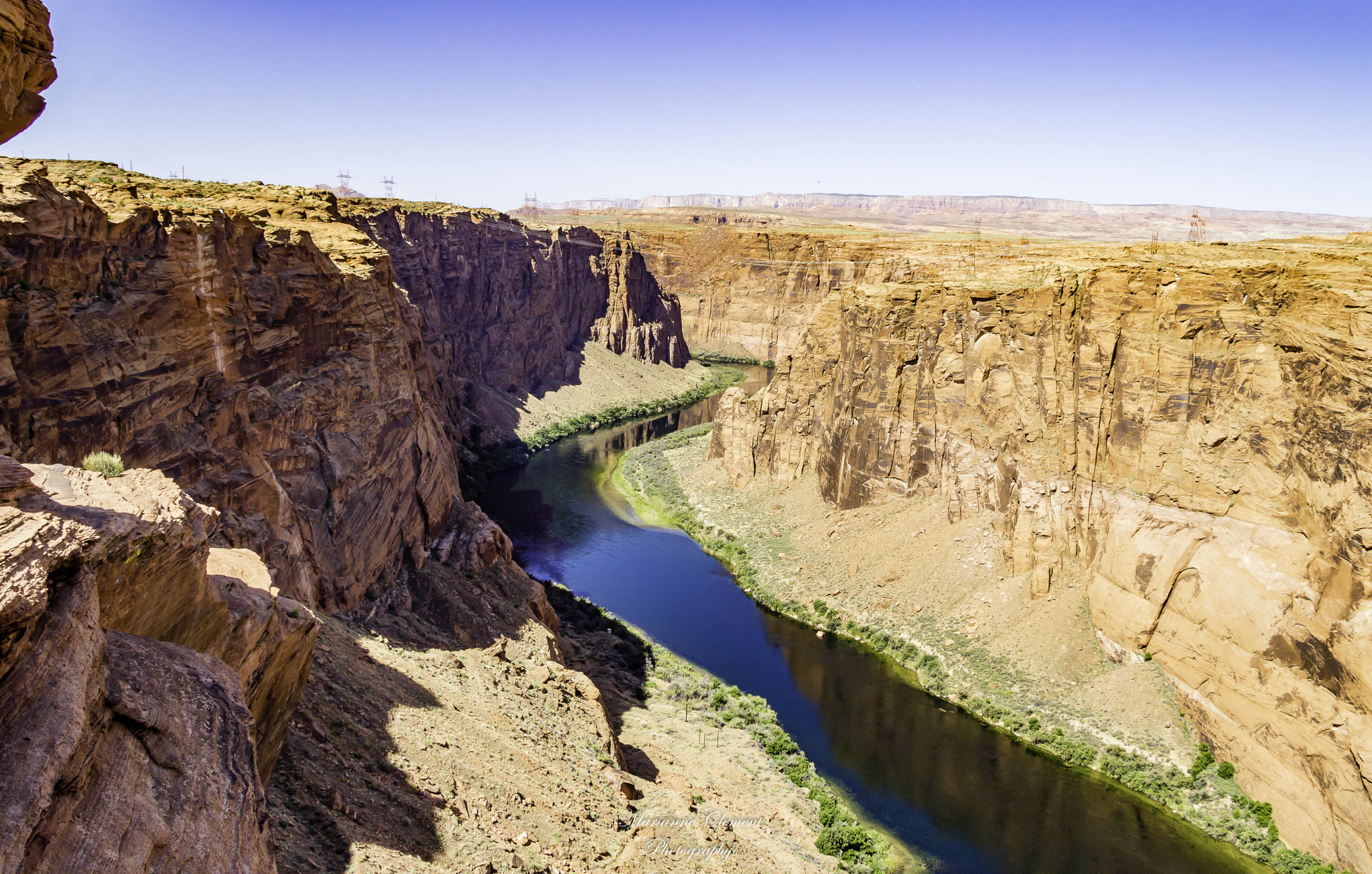 Canon EF-S 17-85mm F4-5.6 IS USM sample photo. Colorado river at glen canyon dam photography