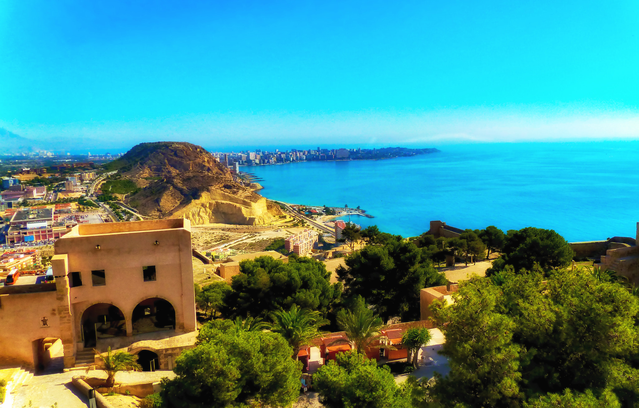 Leica V-Lux 20 sample photo. View from santa barbara castle photography