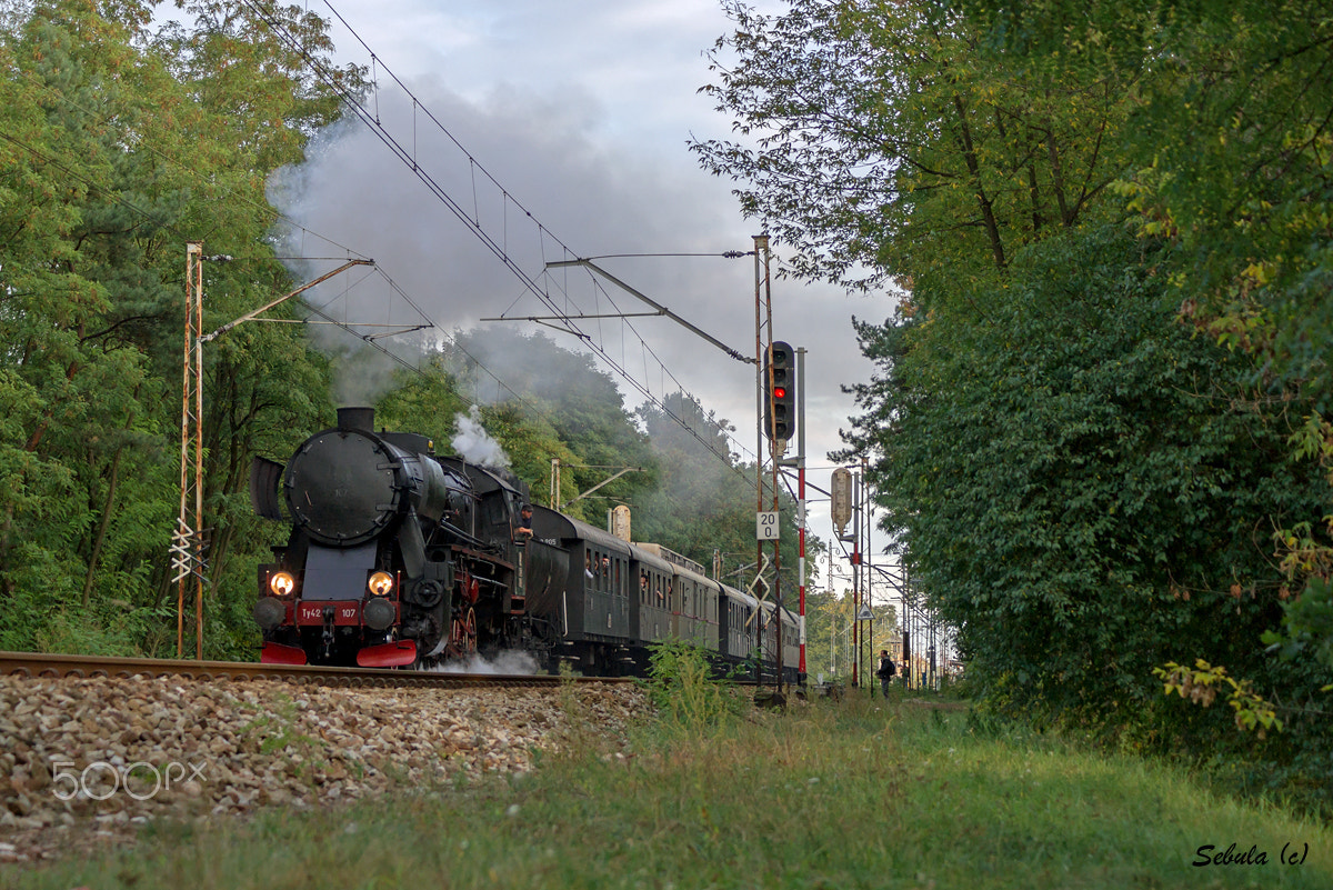 Sony DT 55-200mm F4-5.6 SAM sample photo. Ty42-107 with special train photography