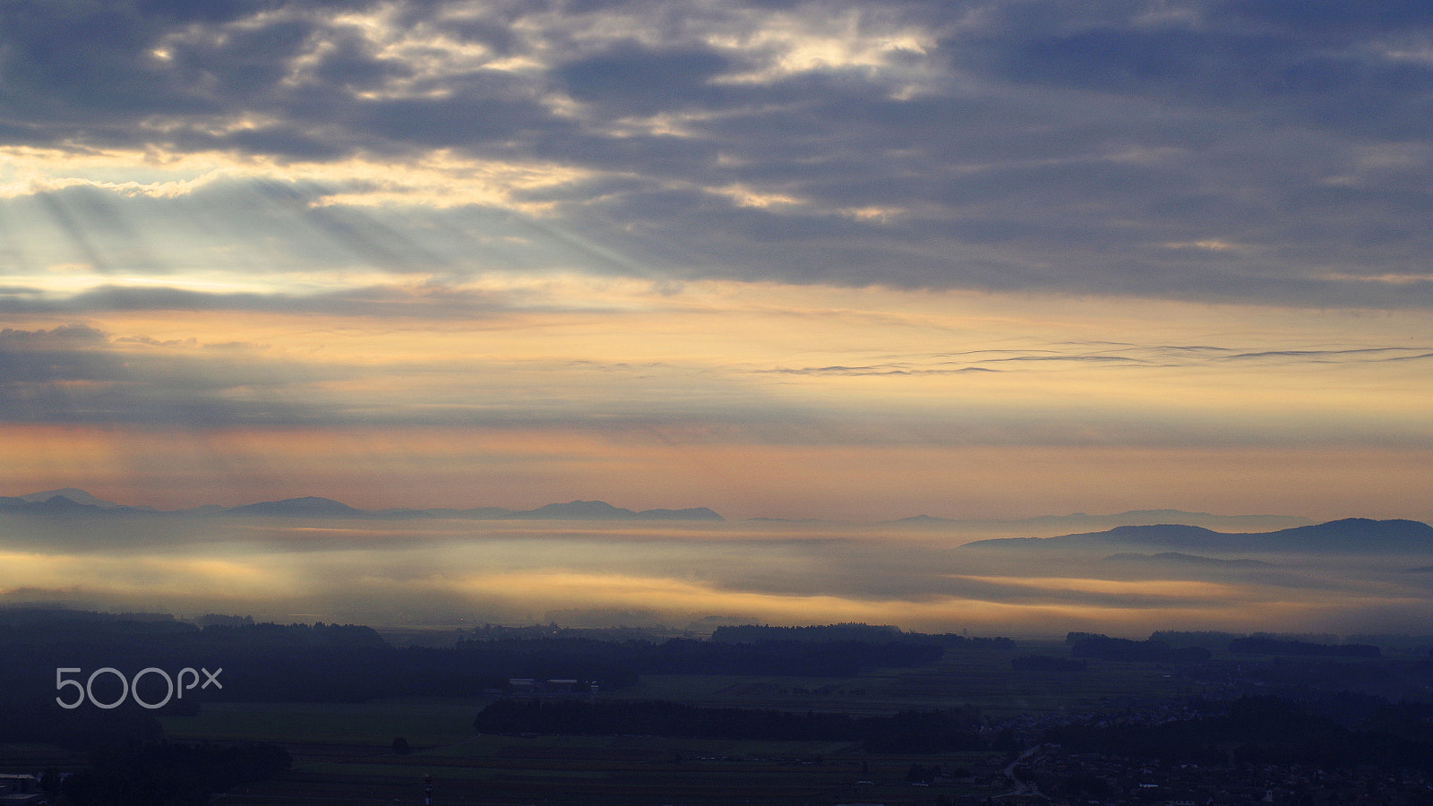 Pentax K-50 sample photo. Sunrise over sorsko polje 4 photography