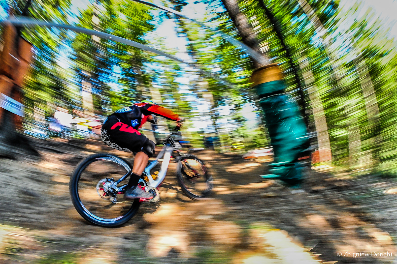 Nikon D700 + Samyang 8mm F3.5 Aspherical IF MC Fisheye sample photo. European downhill championships 2015 in wisla,poland photography