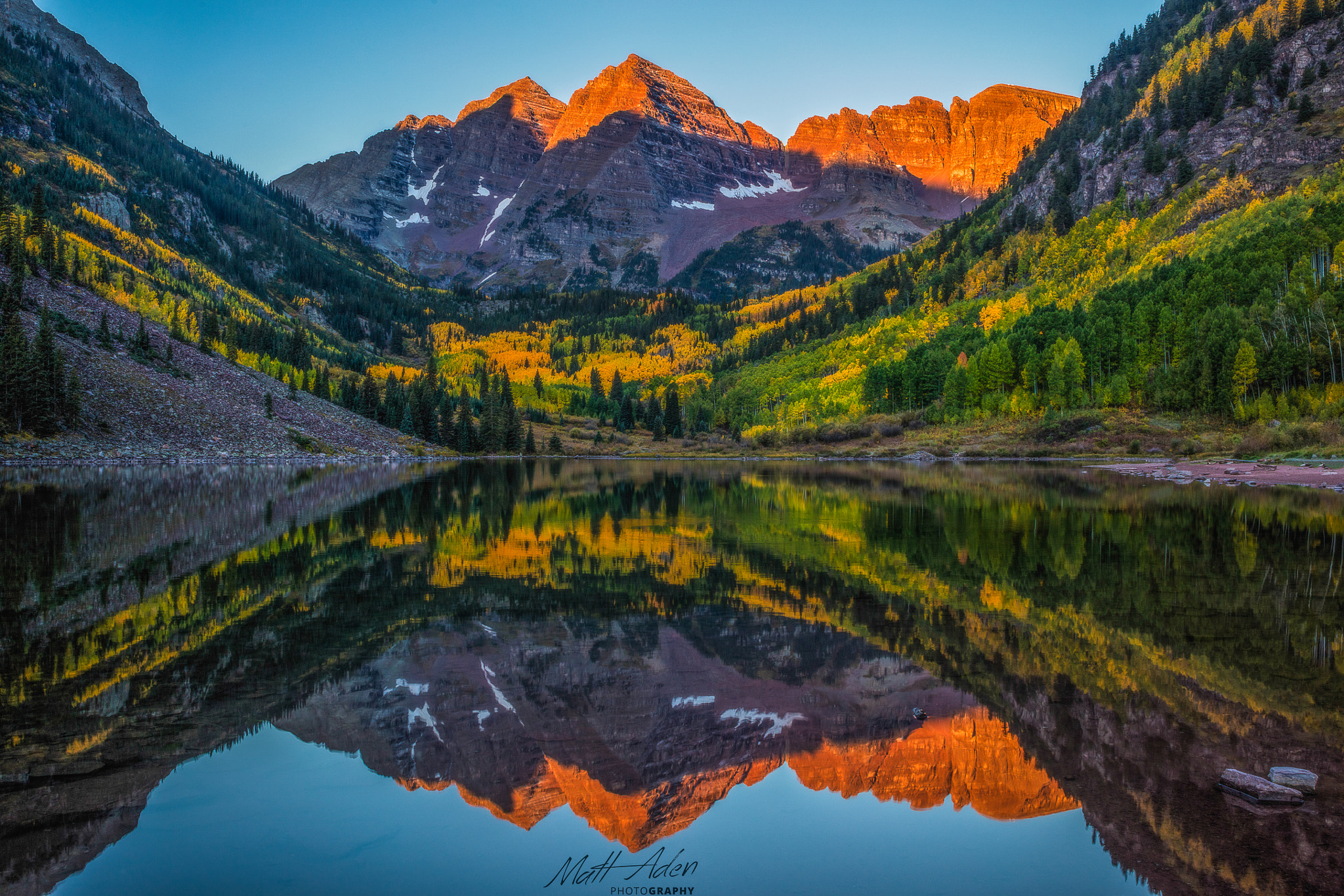 Canon EF 28-105mm f/3.5-4.5 USM sample photo. Maroon bells photography