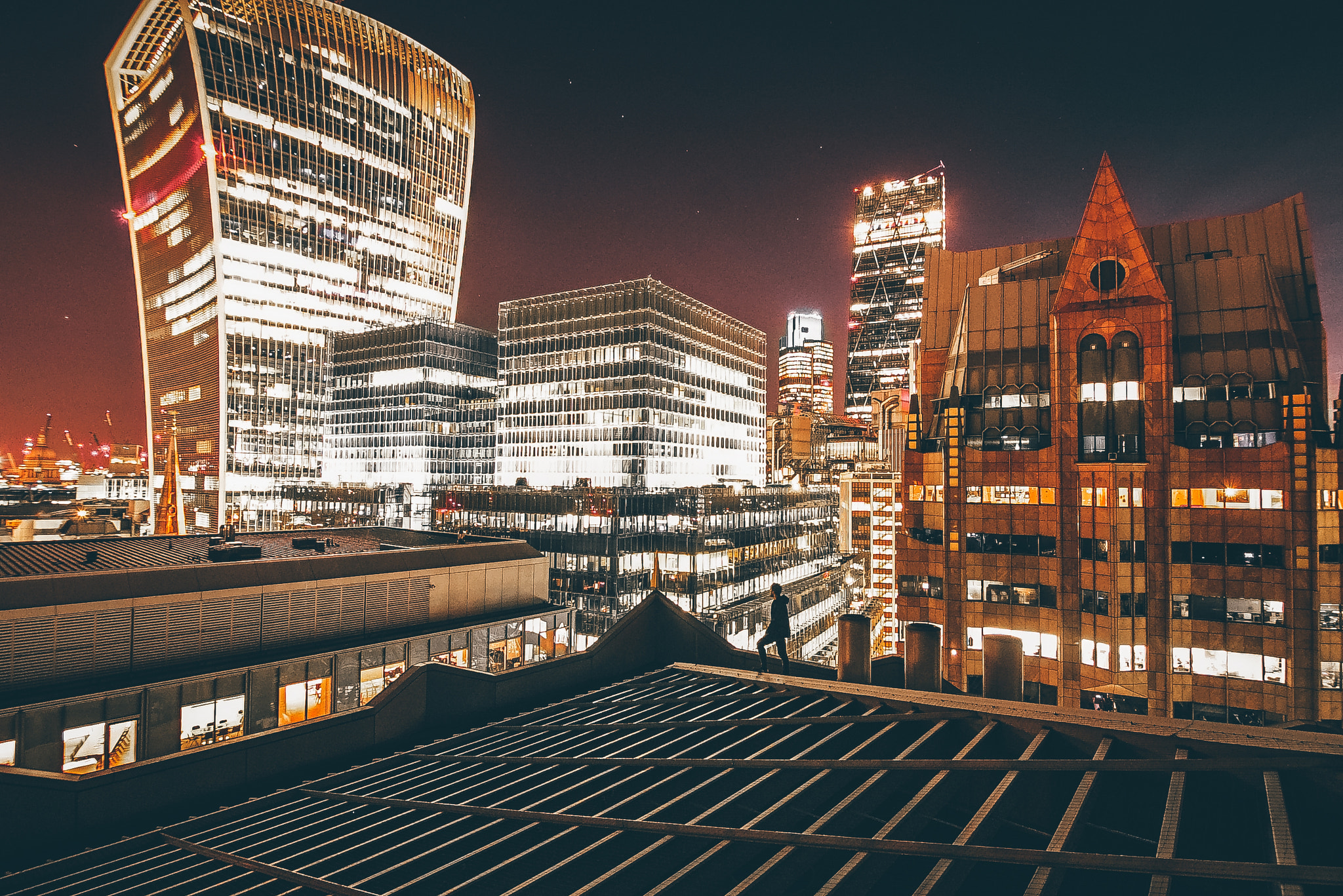 Sony a7S II + 11-16mm F2.8 sample photo. Inner city rooftops. photography