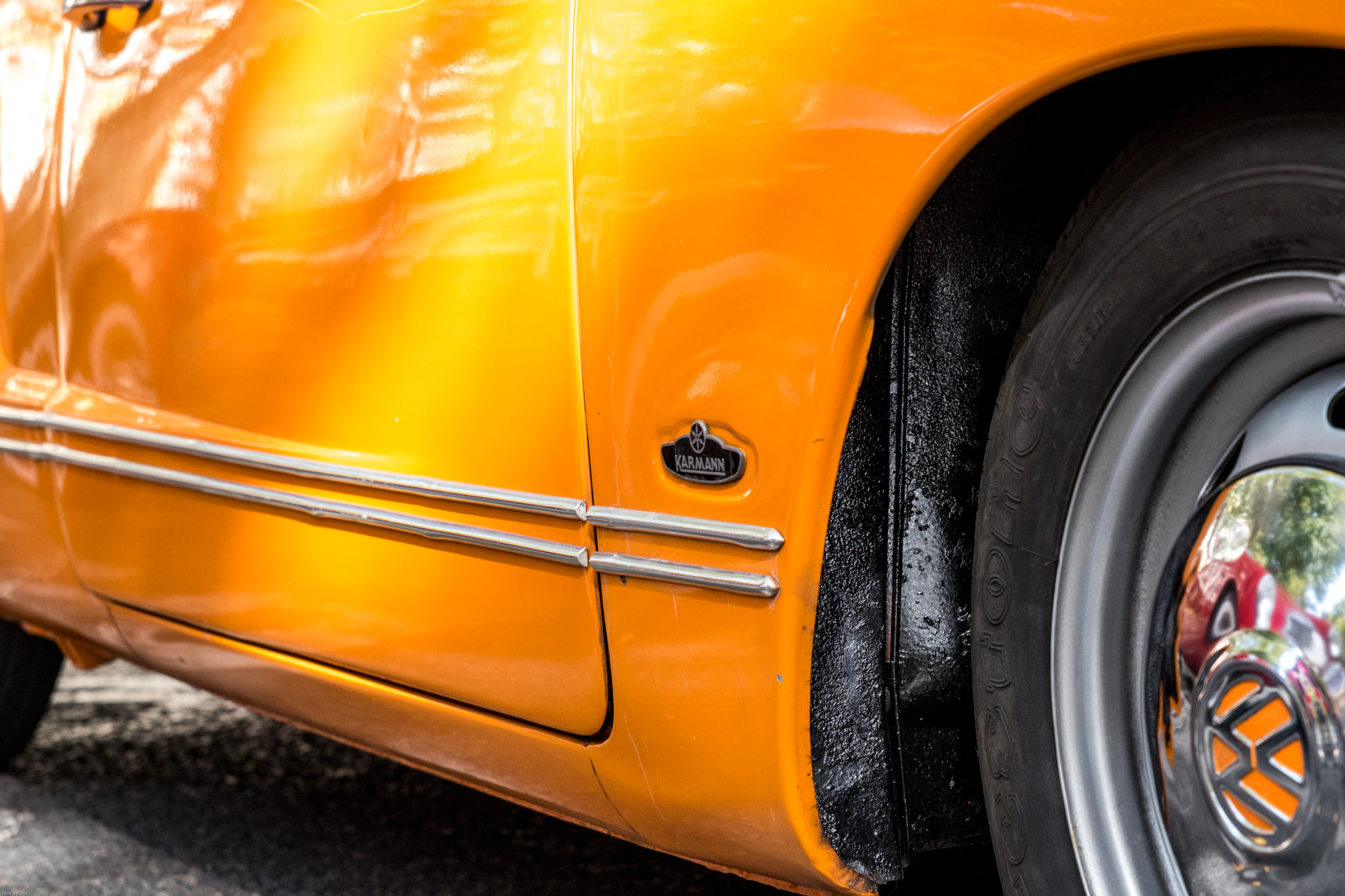 Sigma 24-70mm F2.8 EX DG HSM sample photo. Volkswagen karmann ghia photography