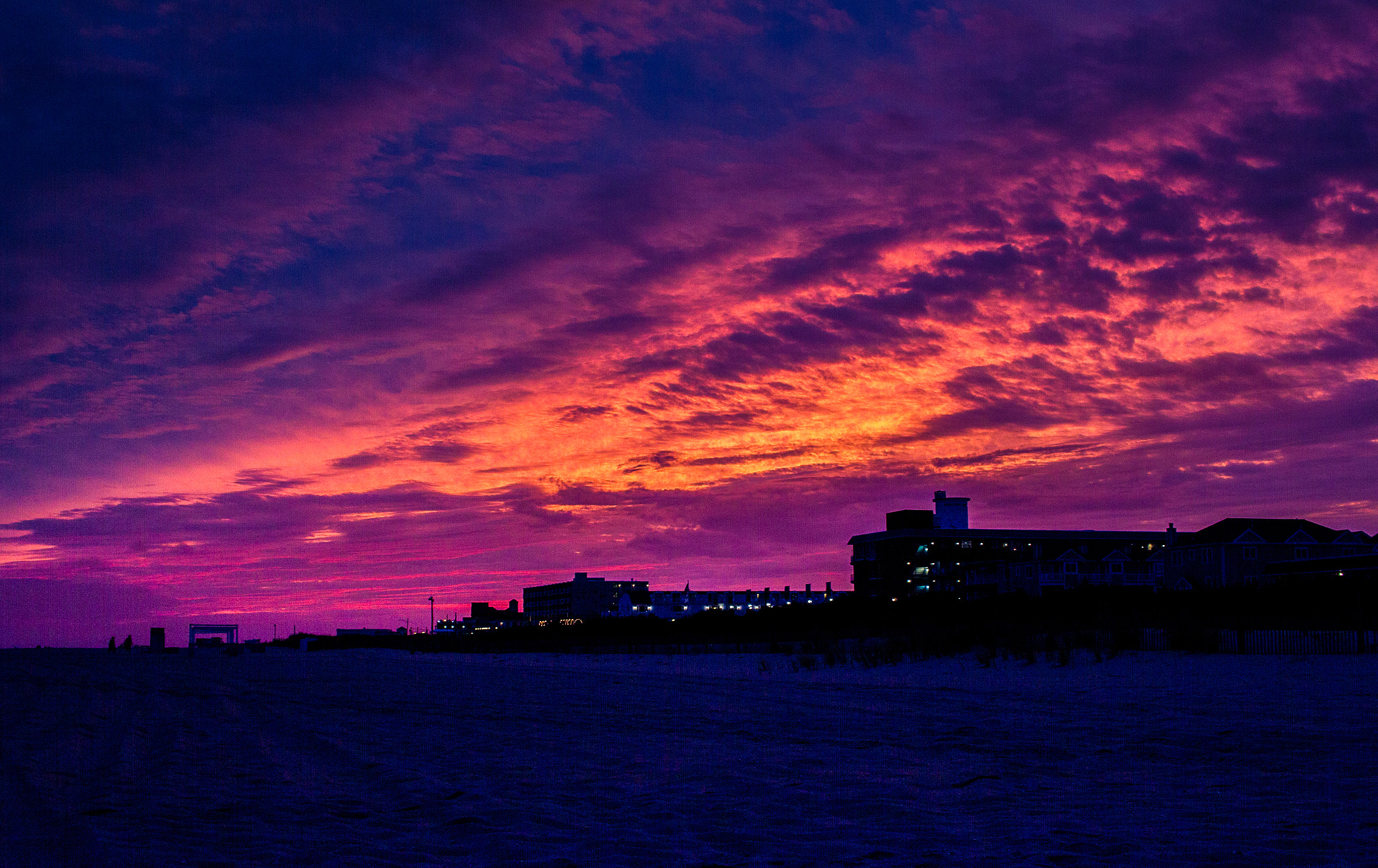 Canon EF-S 24mm F2.8 STM sample photo. Burning sky over cape may photography