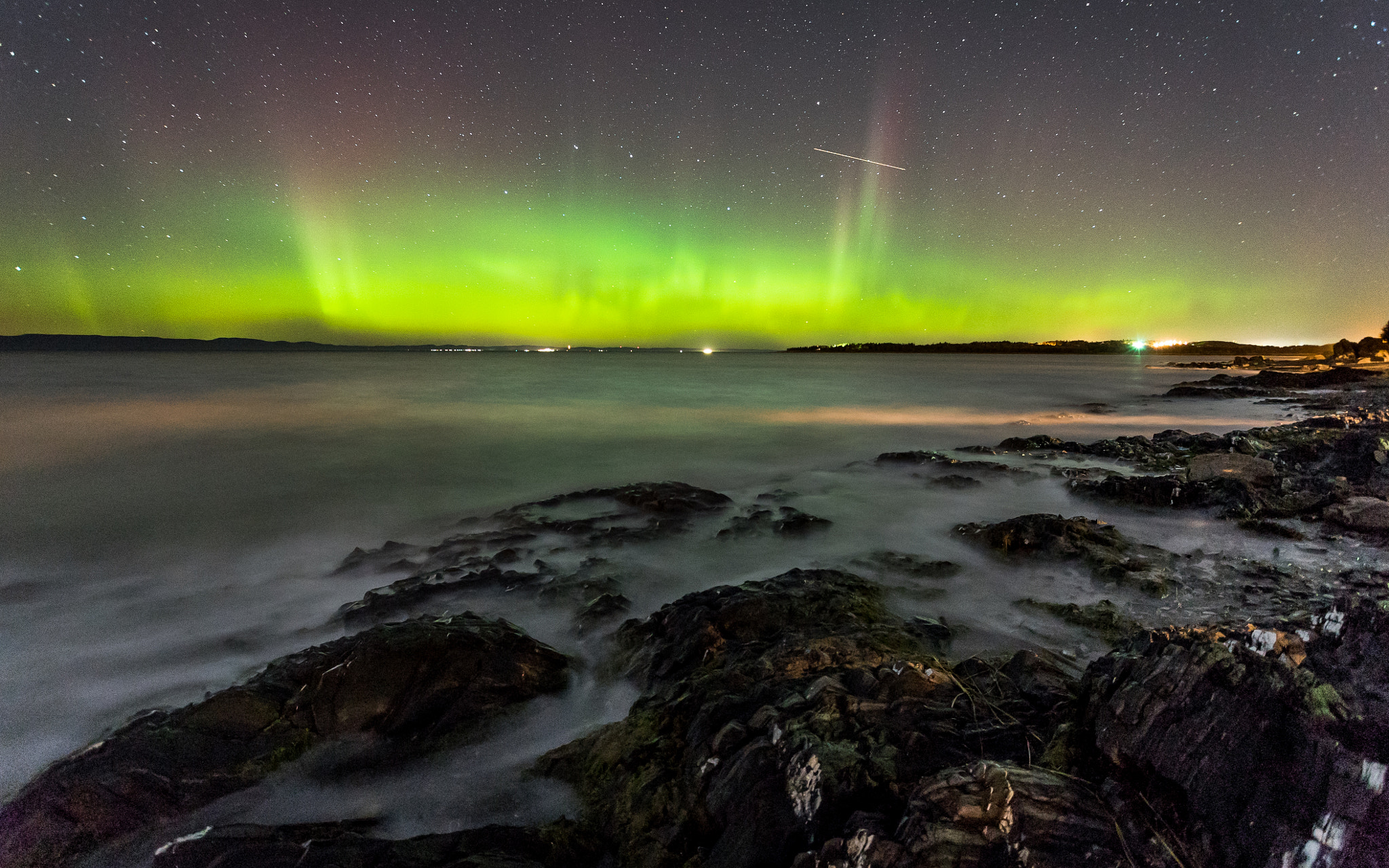 Sony a7S + Sony DT 50mm F1.8 SAM sample photo. Northern light photography