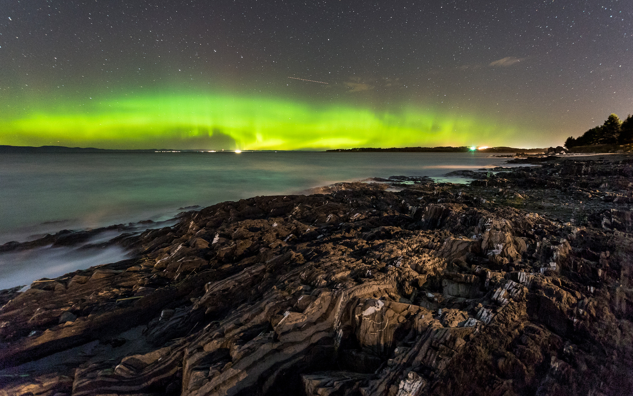 Sony a7S + Sony DT 50mm F1.8 SAM sample photo. Northern light photography