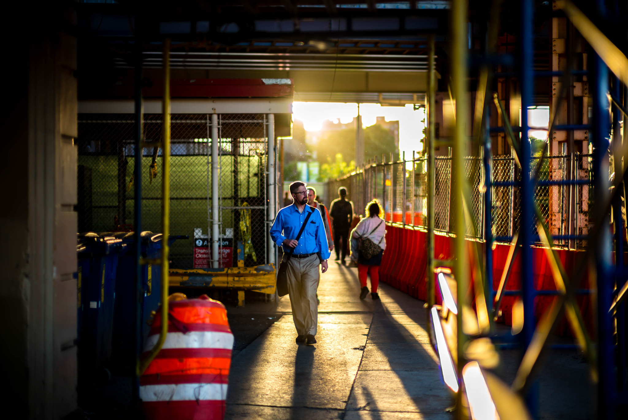 Leica Noctilux-M 50mm F0.95 ASPH sample photo. A man with an outline photography