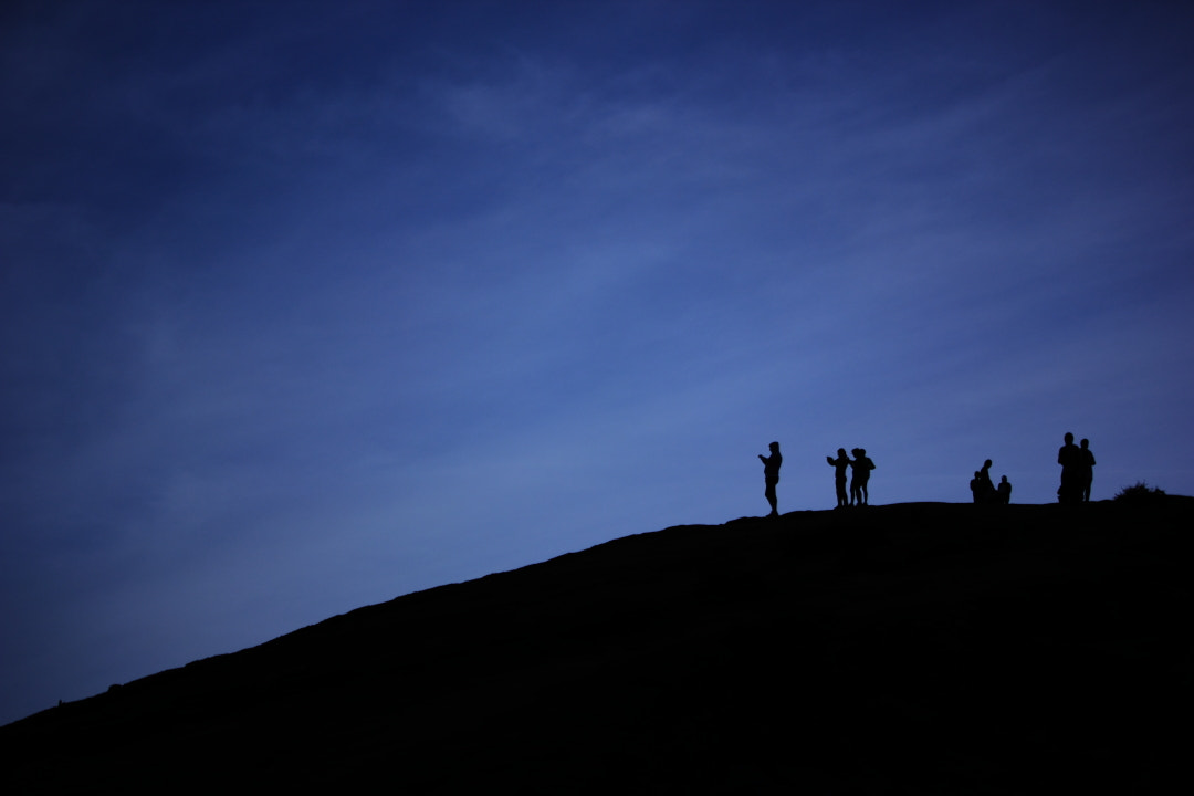 Canon EF-S 55-250mm F4-5.6 IS STM sample photo. Ijen crater photography