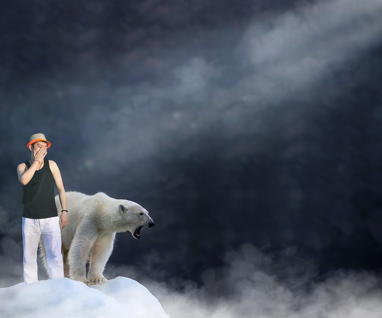 Canon EF 100-400mm F4.5-5.6L IS USM sample photo. Let the "polar bear" guiding the way photography