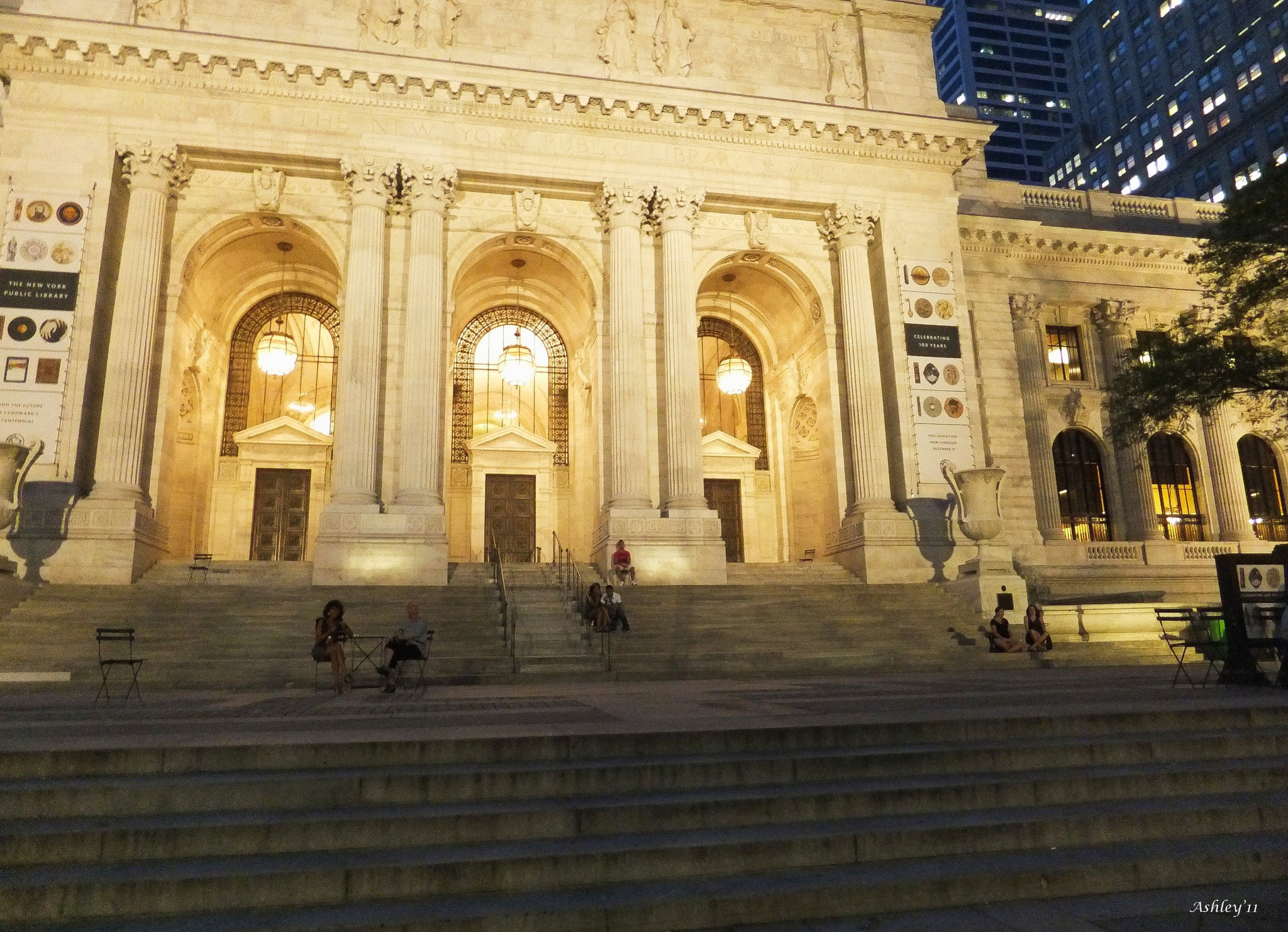 Fujifilm FinePix F550EXR sample photo. Ny public library photography